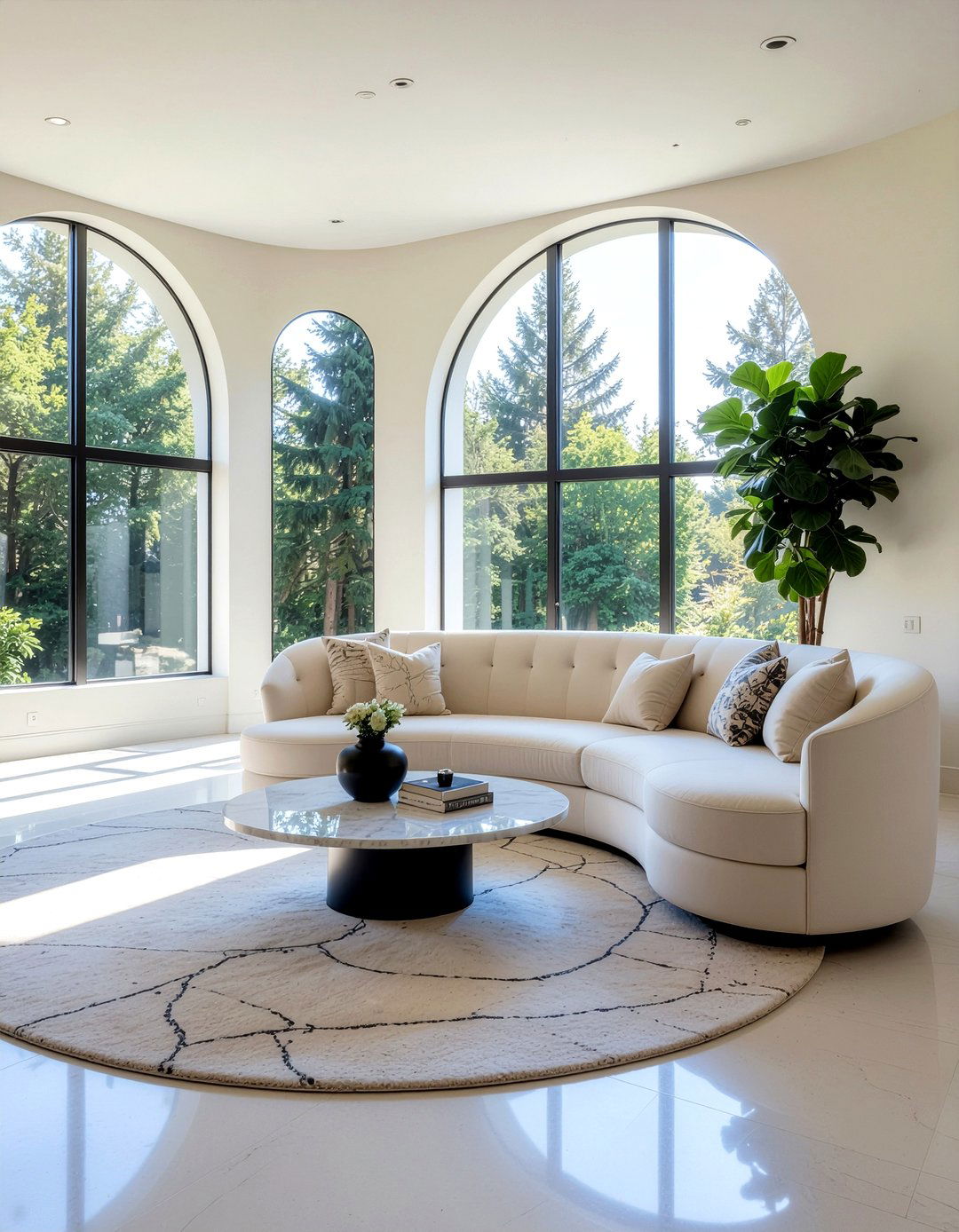 Curved Furniture Living Room - 30 popular living room ideas