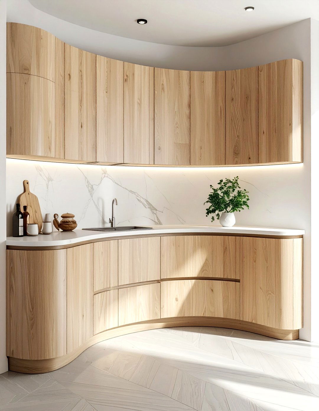 Curved Kitchen Corner Cabinet - 30 corner cabinet kitchen ideas
