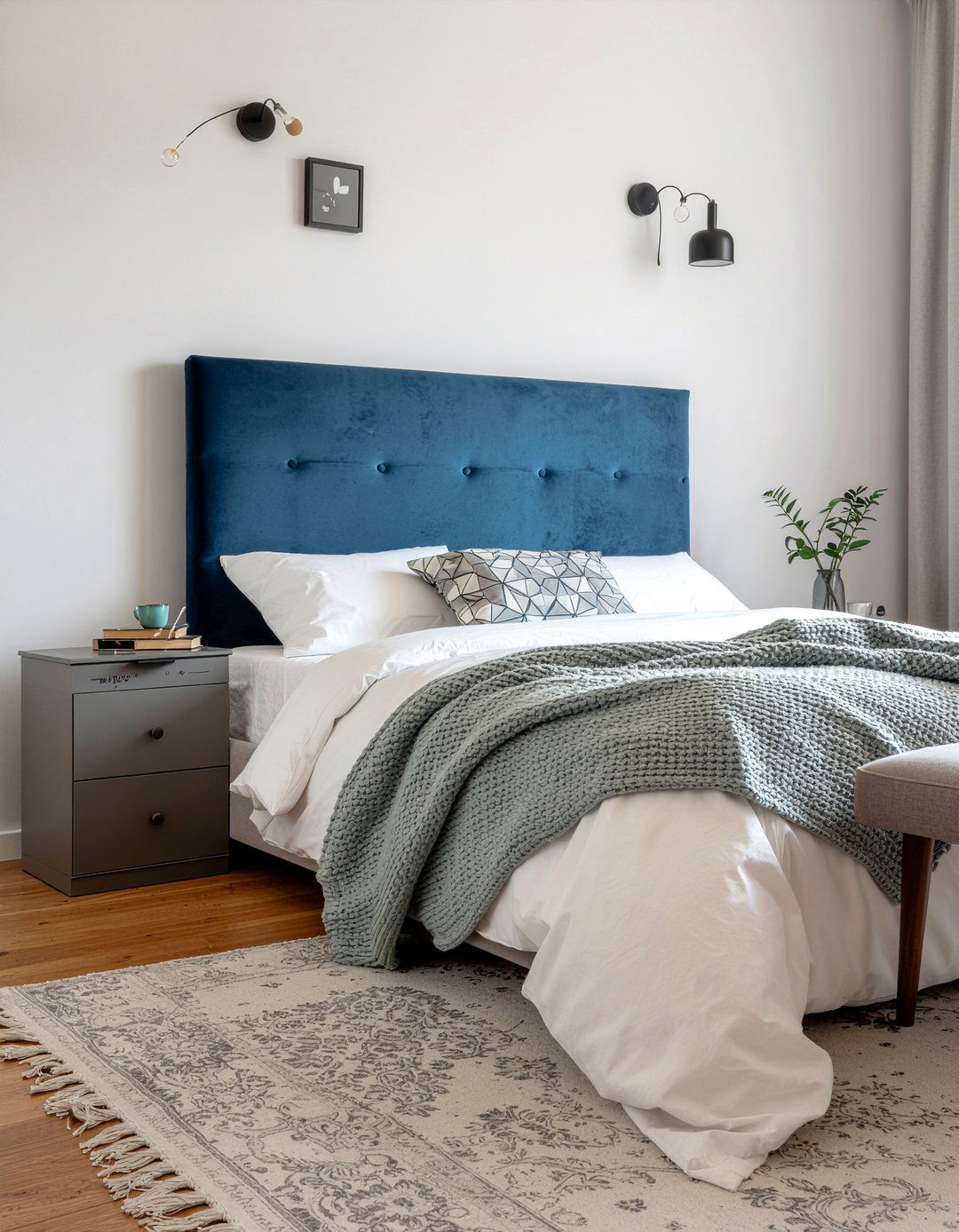 30 Elegant Bedroom Velvet Headboards for a Touch of Luxury