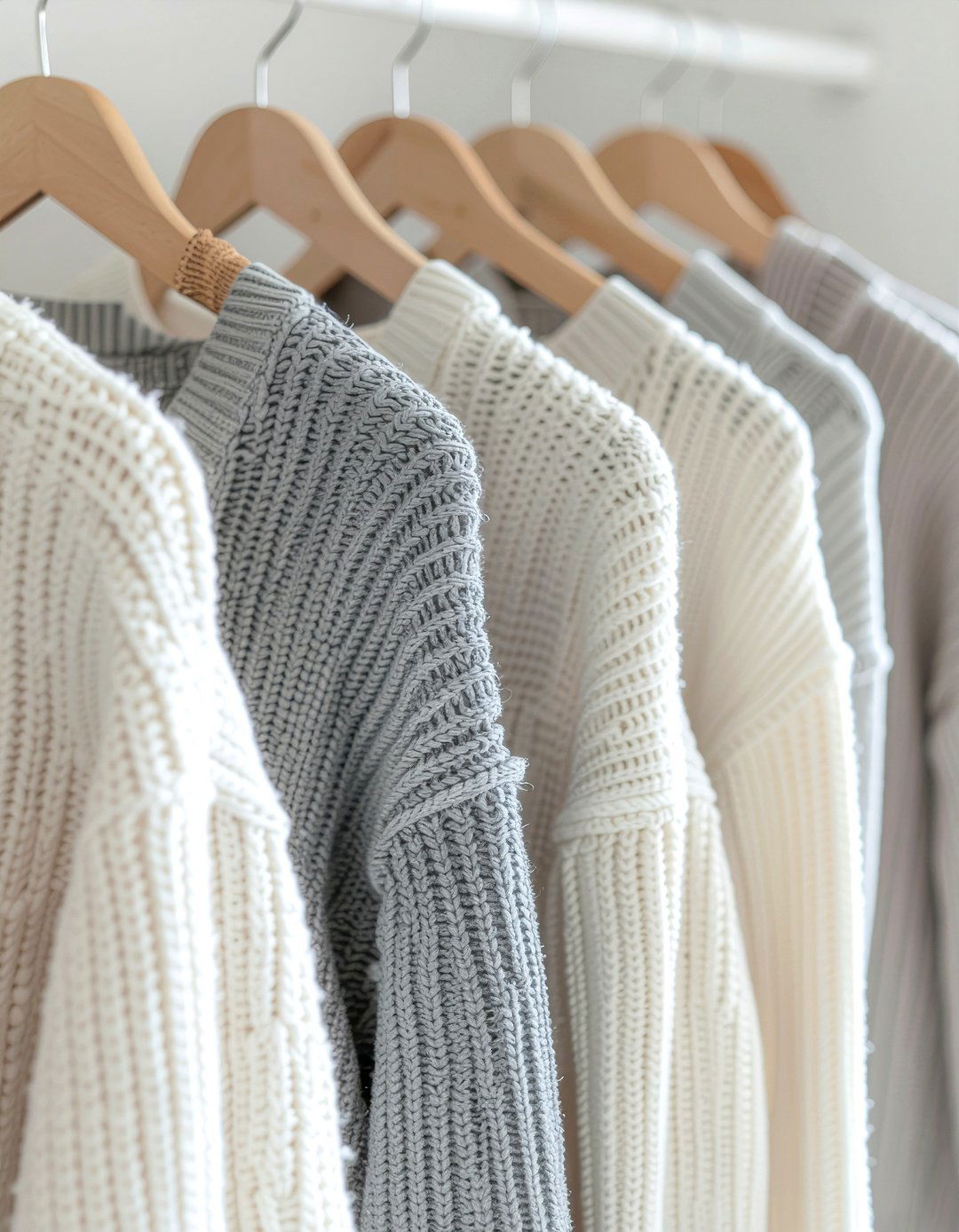 Curved sweater hangers - 30 bedroom clothes hangers