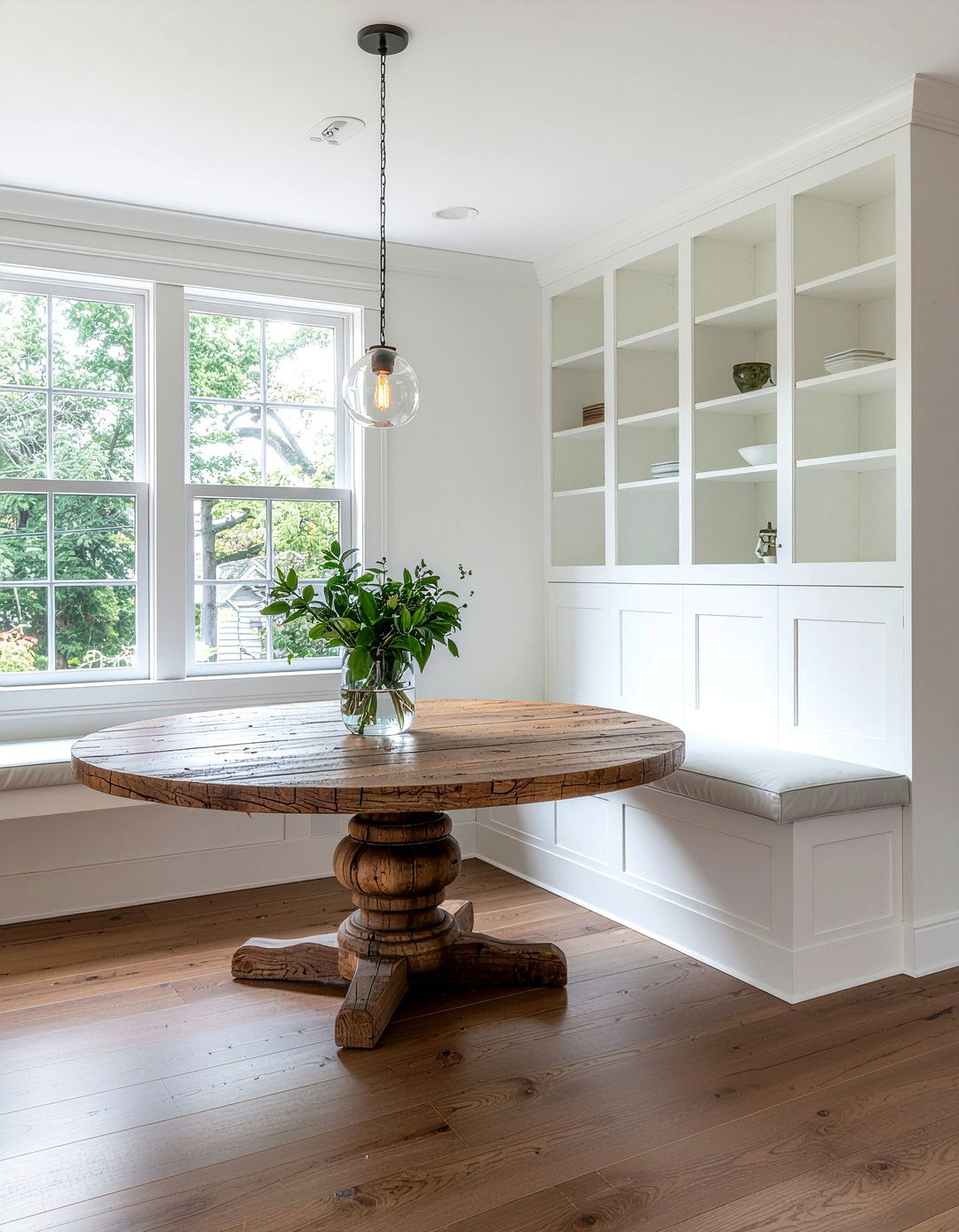 Custom Built Ins With Standard Table - 30 dining room high-low mixing ideas