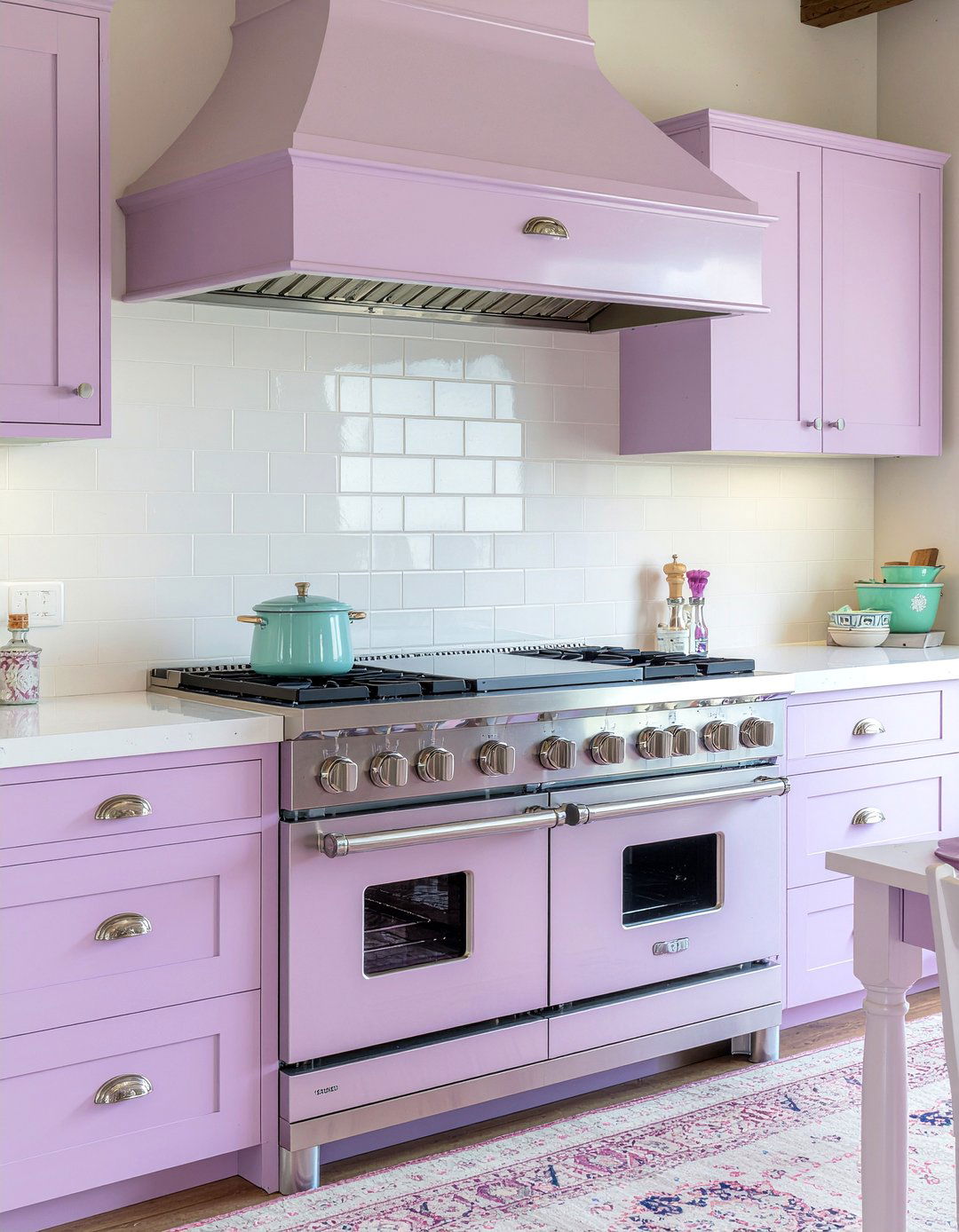 Custom Color La Cornue Range - 30 La Cornue kitchen ideas