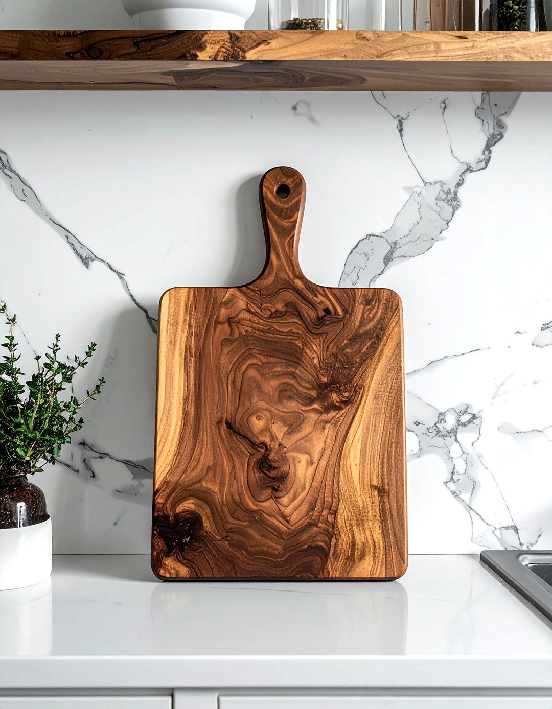 Custom Cutting Board - 30 monogrammed decor ideas