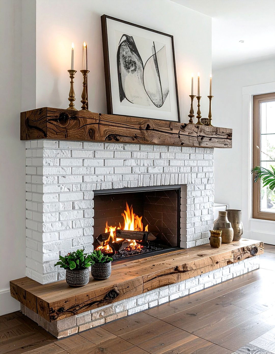 Custom Fireplace Mantel - 30 custom decor ideas