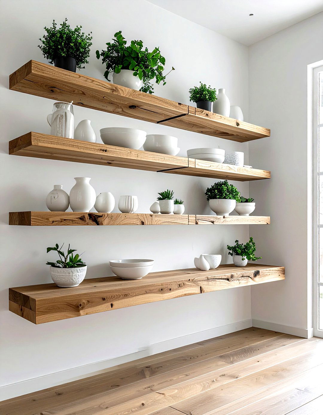 Custom Floating Shelves - 30 custom decor ideas