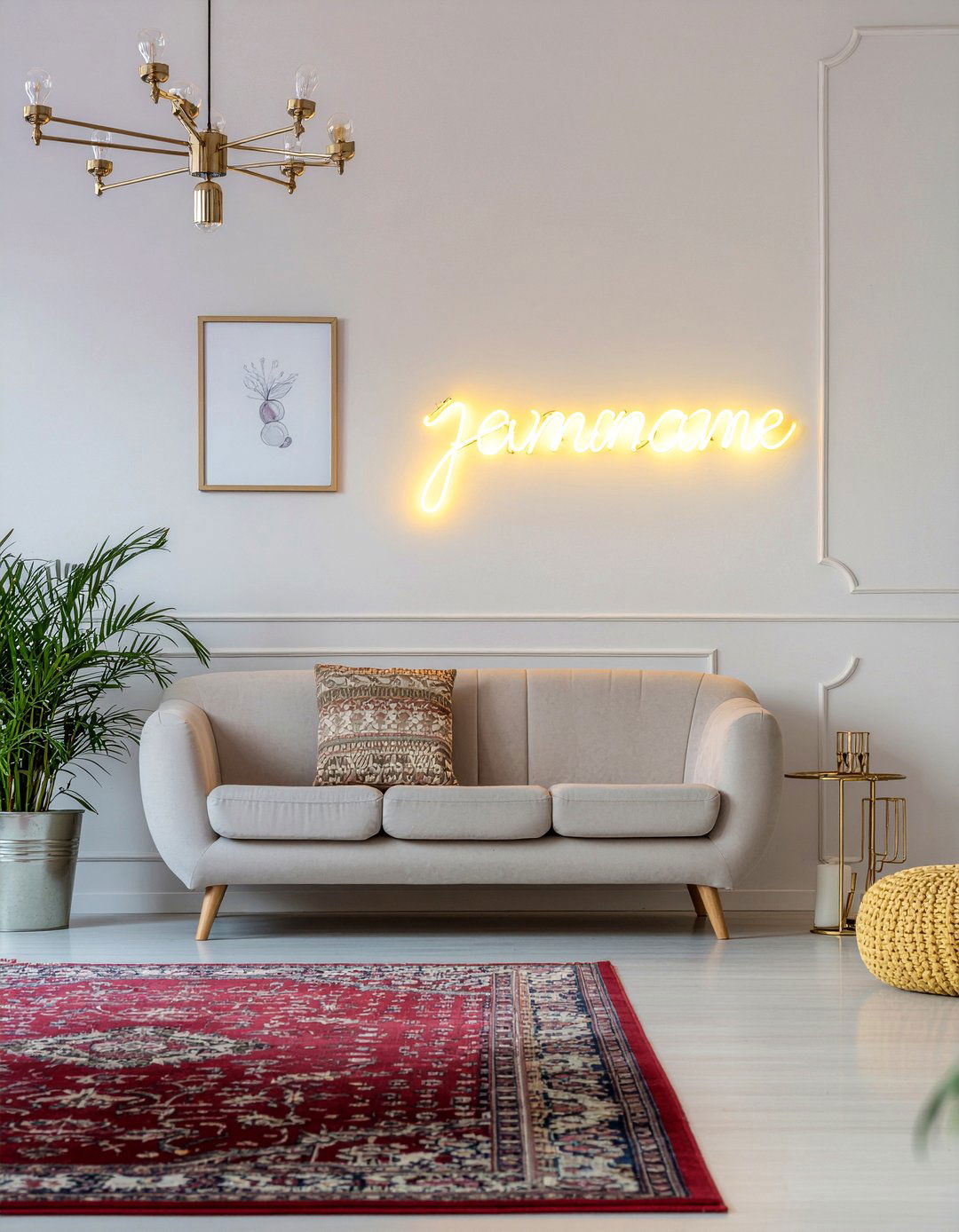 Custom Name Neon Sign - 30 living room led signs