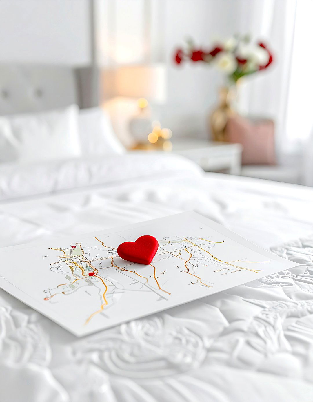 Custom Wedding Location Map - 30 map decor ideas