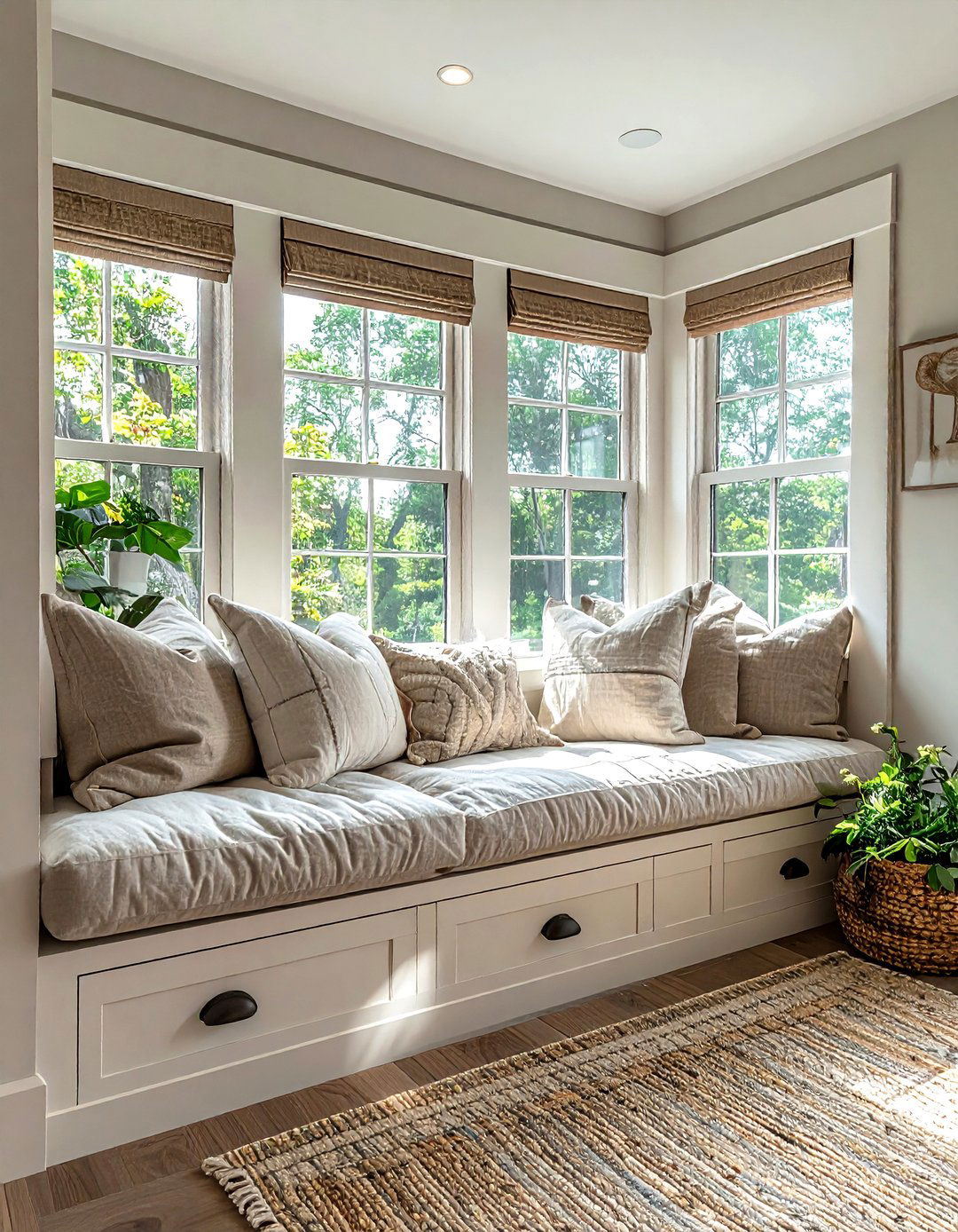 Custom Window Nook - 30 custom decor ideas