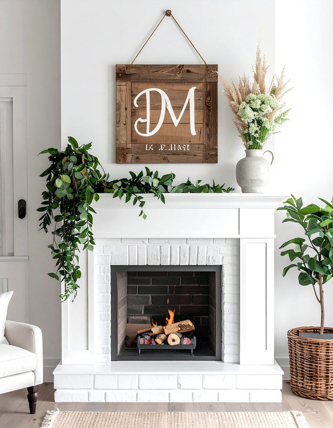 Custom Wooden Sign - 30 monogrammed decor ideas