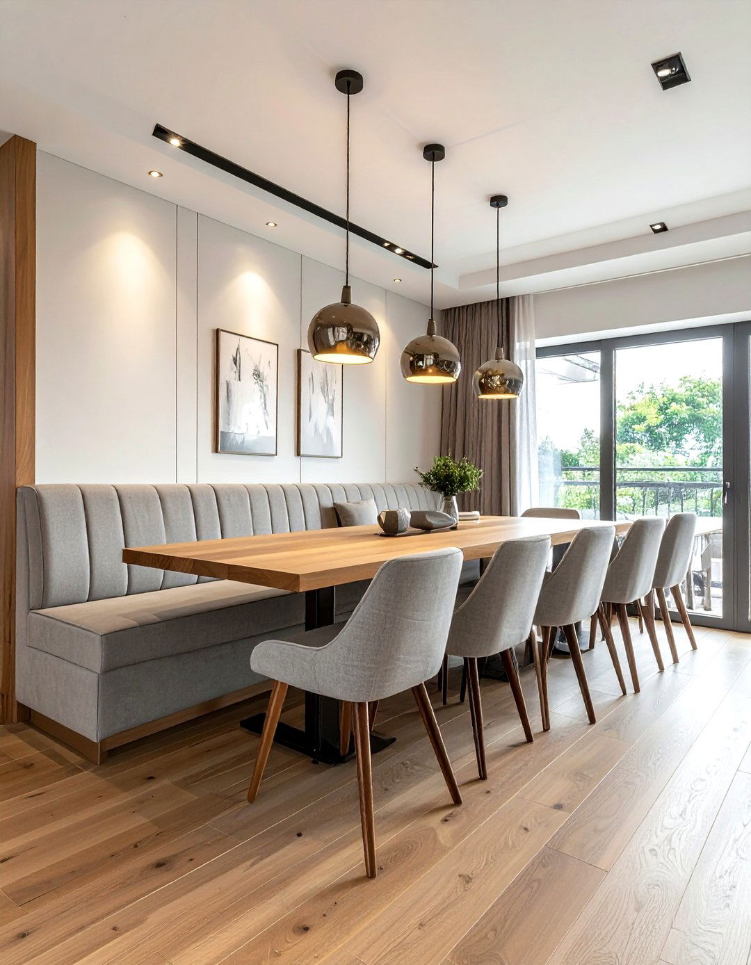 Custom Wrap Around Seating - 30 corner banquette dining ideas