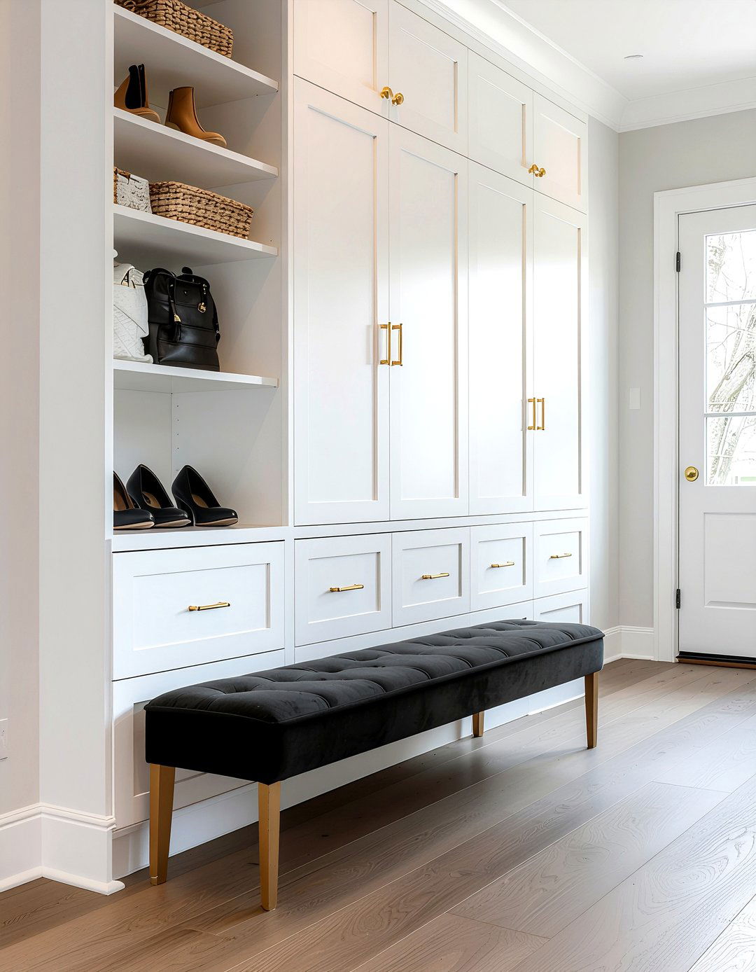 Custom entryway cabinetry - 30 entryway shoe storage ideas