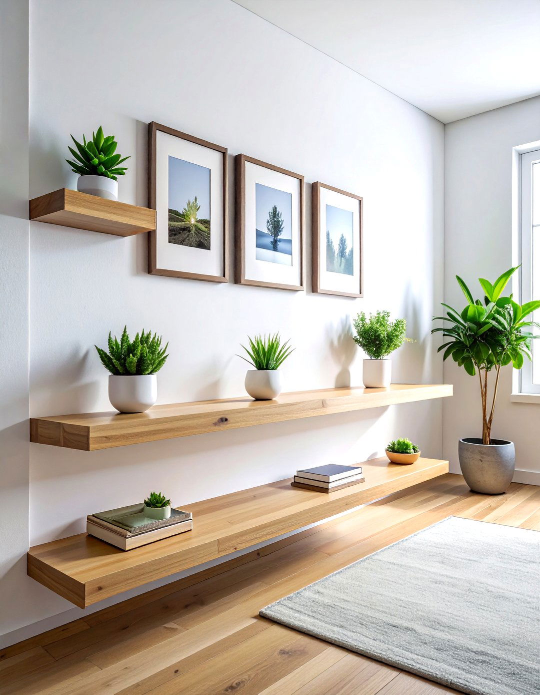 Custom floating shelf - 30 personalized decor ideas