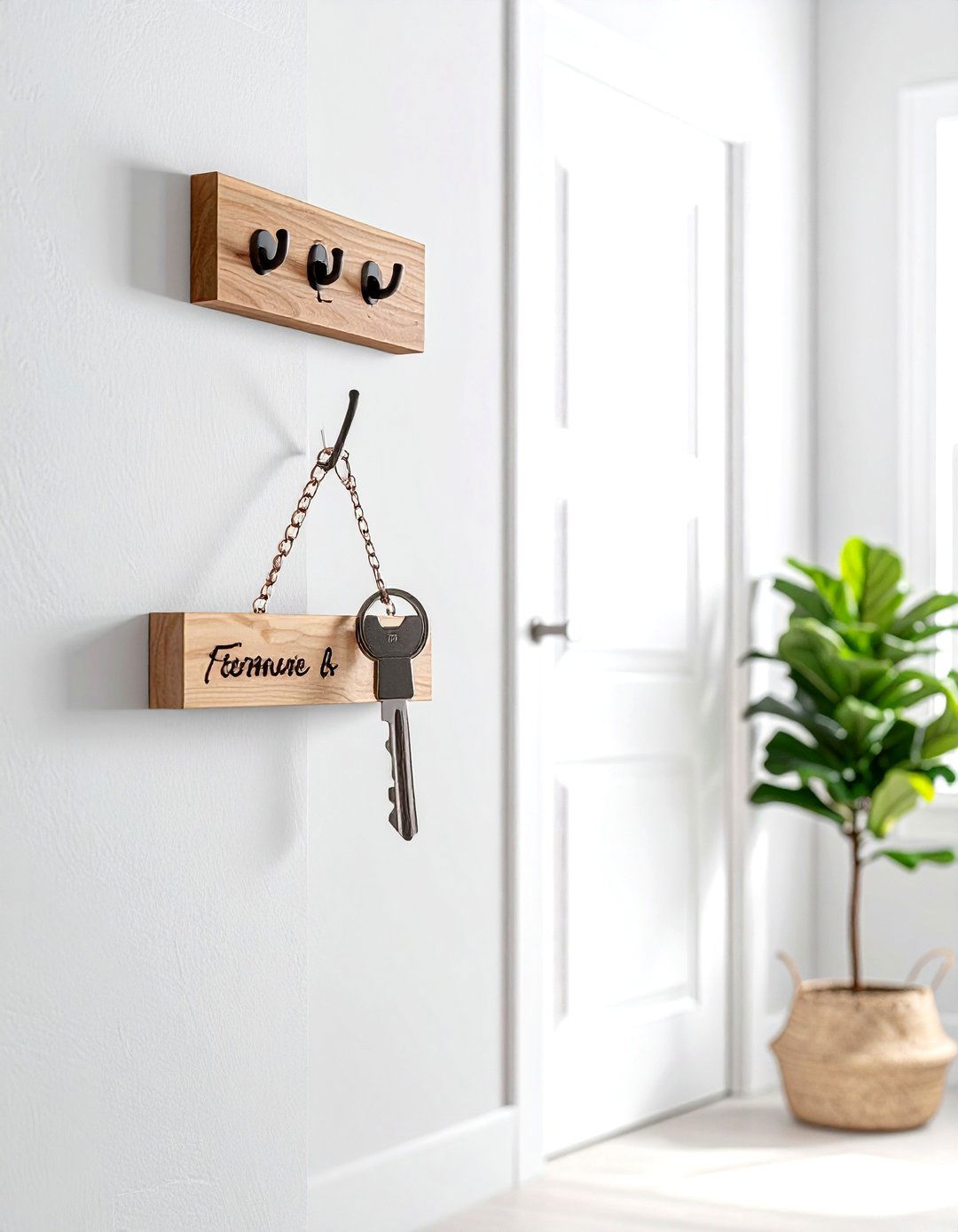 Custom key holder - 30 personalized decor ideas