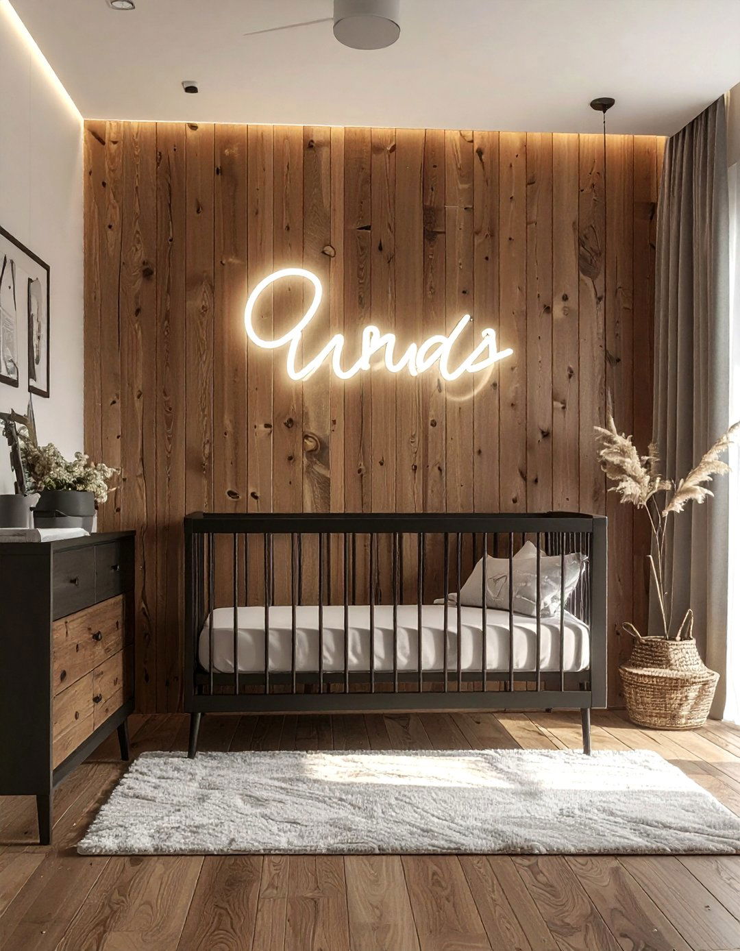 Custom neon name sign nursery - 30 nursery lighting ideas