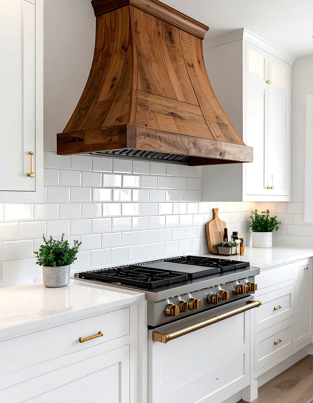 Custom wood vent hood - 30 kitchen character ideas