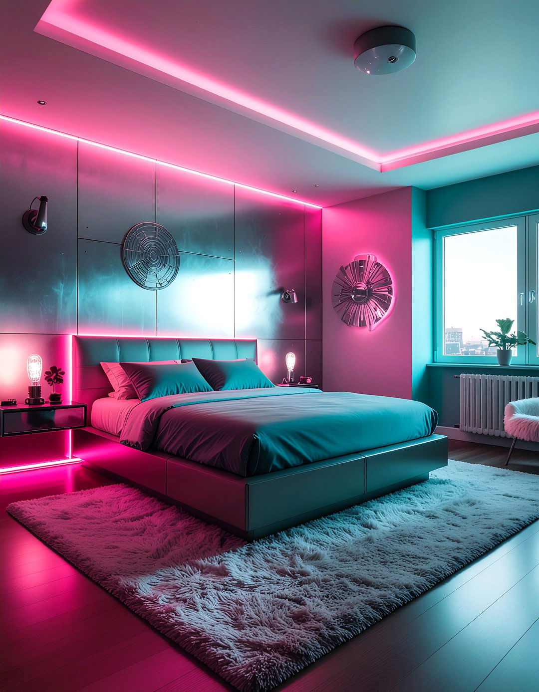 Cyberpunk Bedroom Theme - 30 esports bedroom ideas