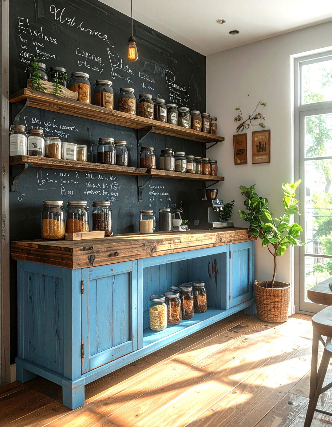 DIY Coffee Station - 30 kitchen coffee nook ideas