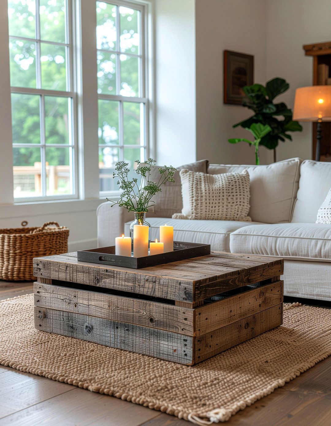 DIY Coffee Table - 30 cheap living room ideas