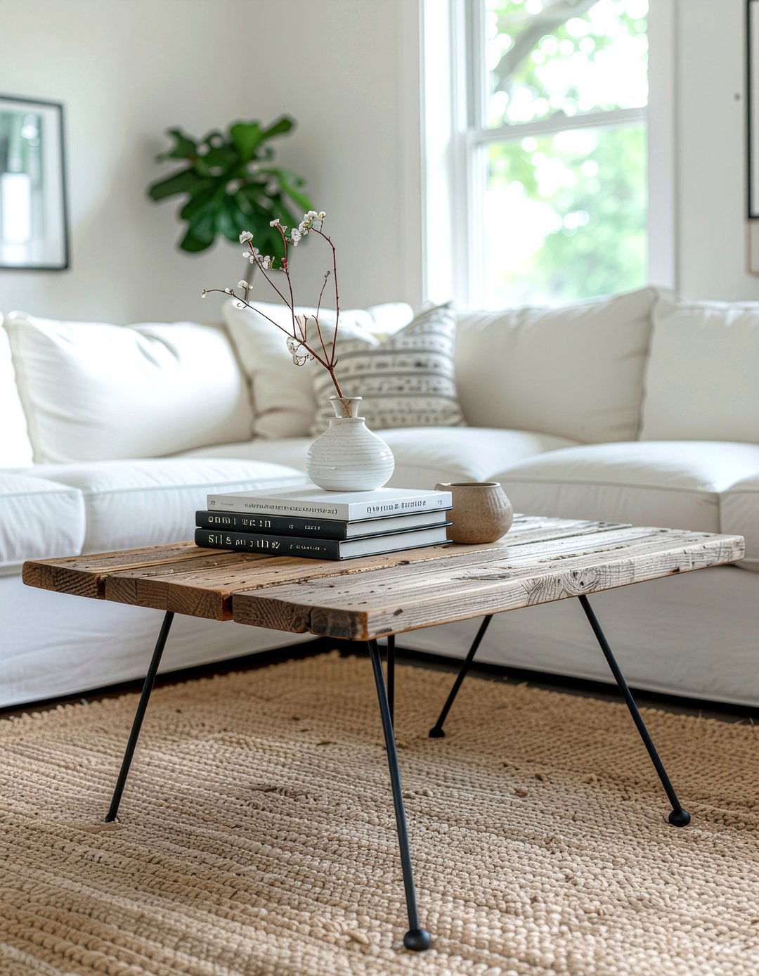 DIY coffee table - 30 living room on a budget ideas