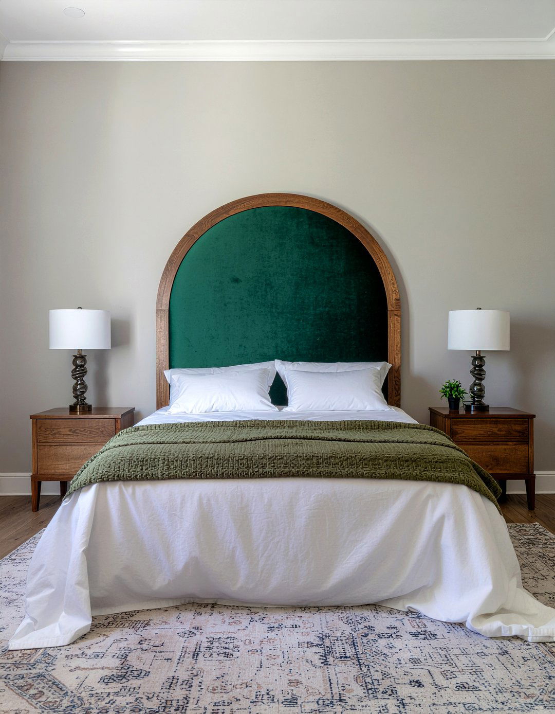DIY headboard - 30 bedroom on a budget ideas