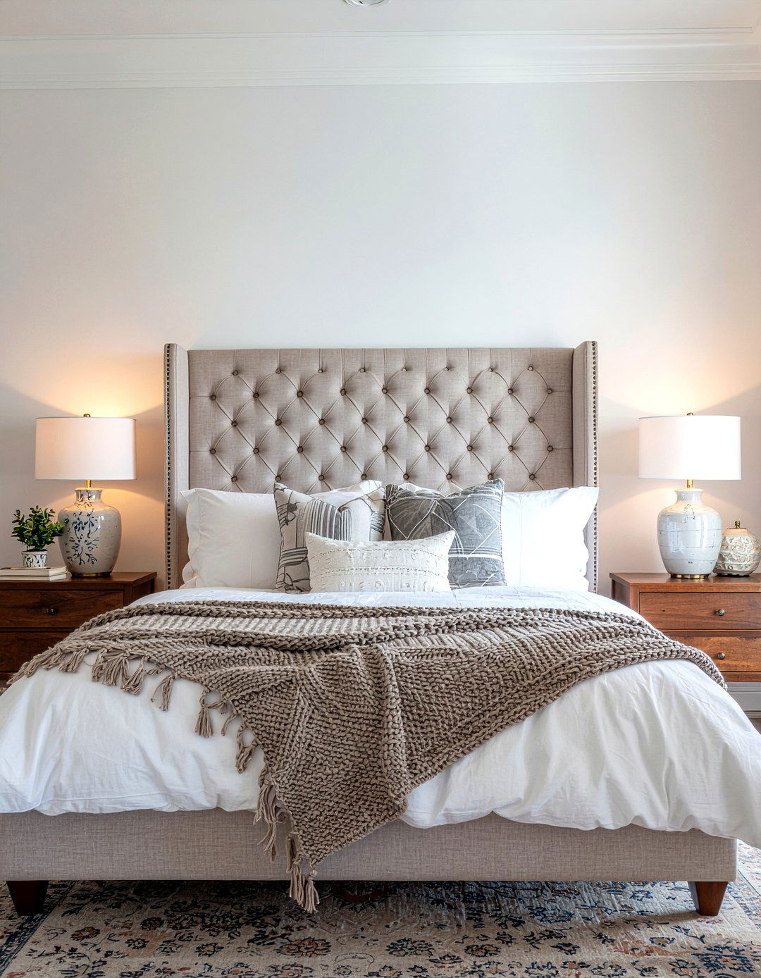 DIY headboard - 30 budget bedroom ideas