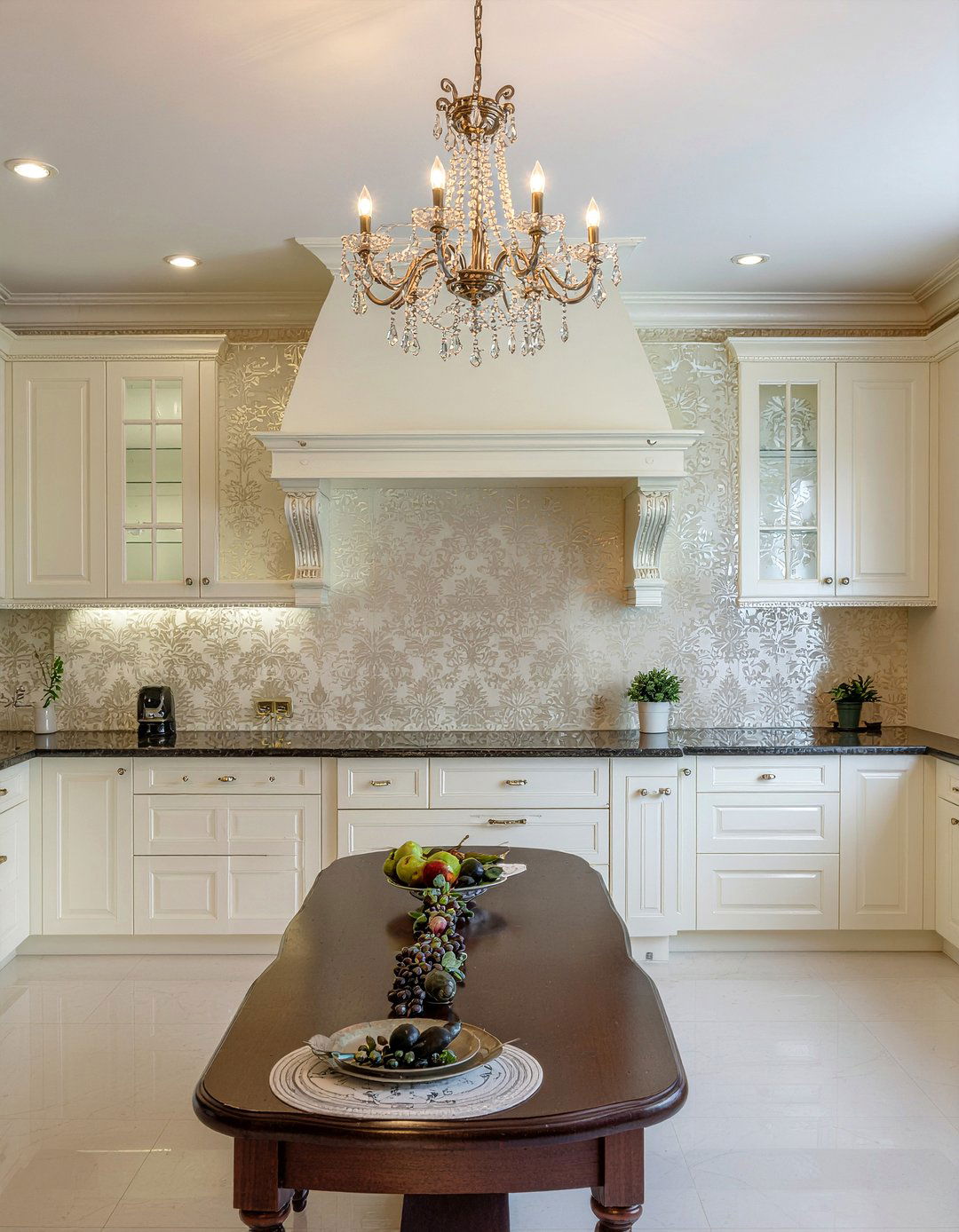 Damask Kitchen Wallpaper - 30 kitchen wallpaper ideas