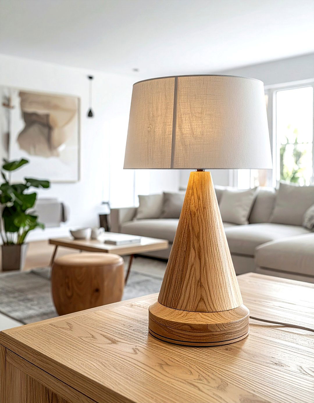 Danish Modern Wood Lamp - 30 vintage lamp ideas