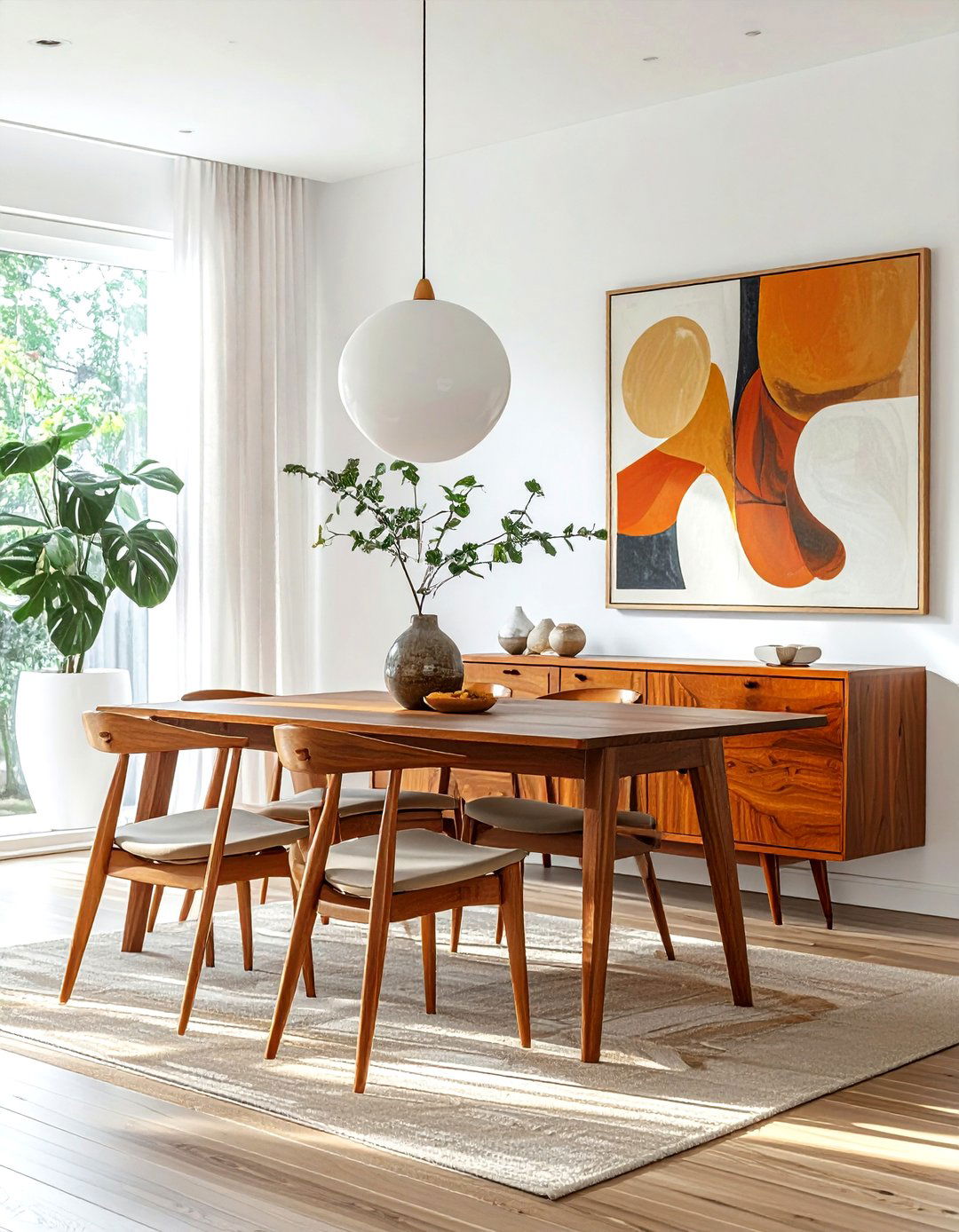 Danish Teak Sideboard - 30 antique buffet dining room ideas