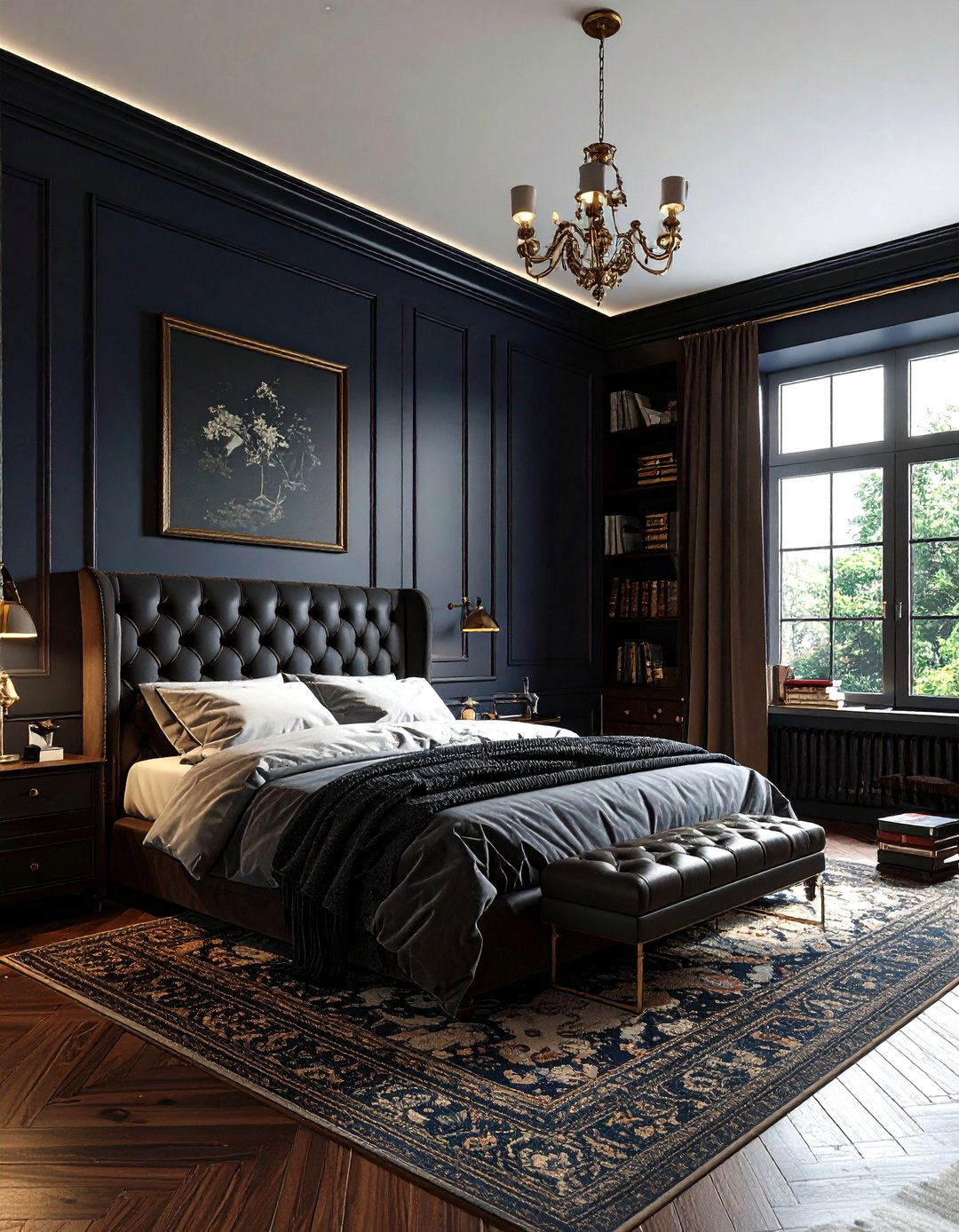 Dark Academia Bedroom - 30 old house bedroom ideas