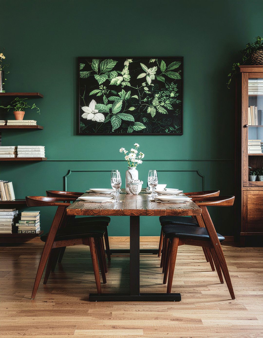 Dark Academia Dining Room - 30 eclectic dining room ideas