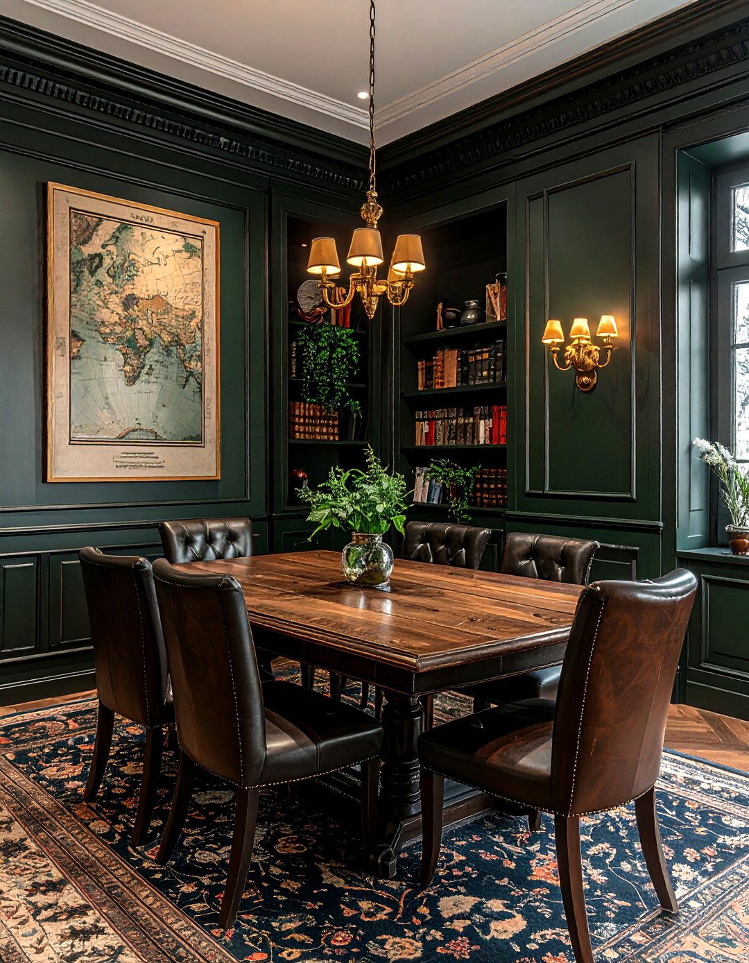 Dark Academia Dining Room - 30 feature dining room ideas