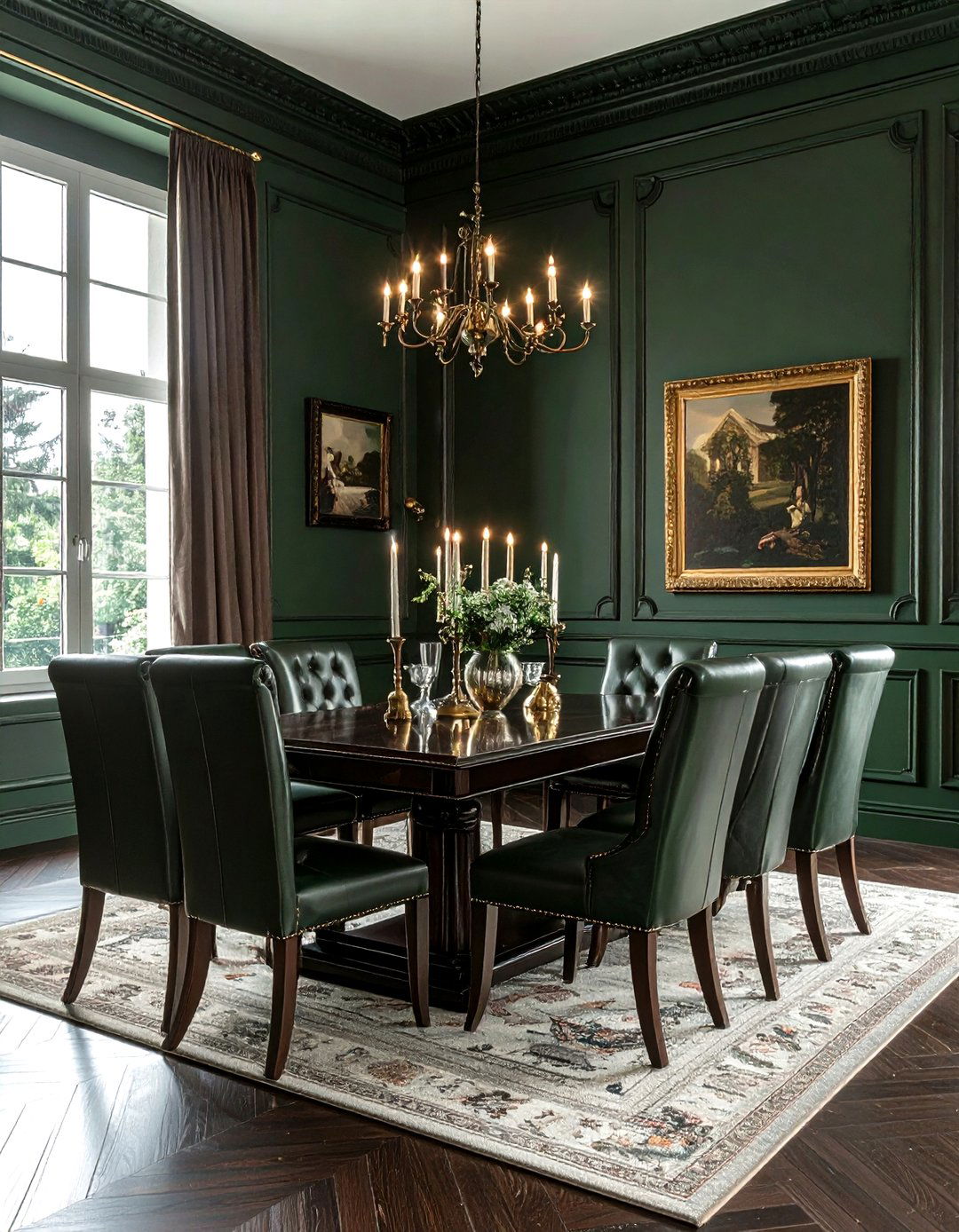 Dark Academia Dining Room - 30 refined dining room ideas