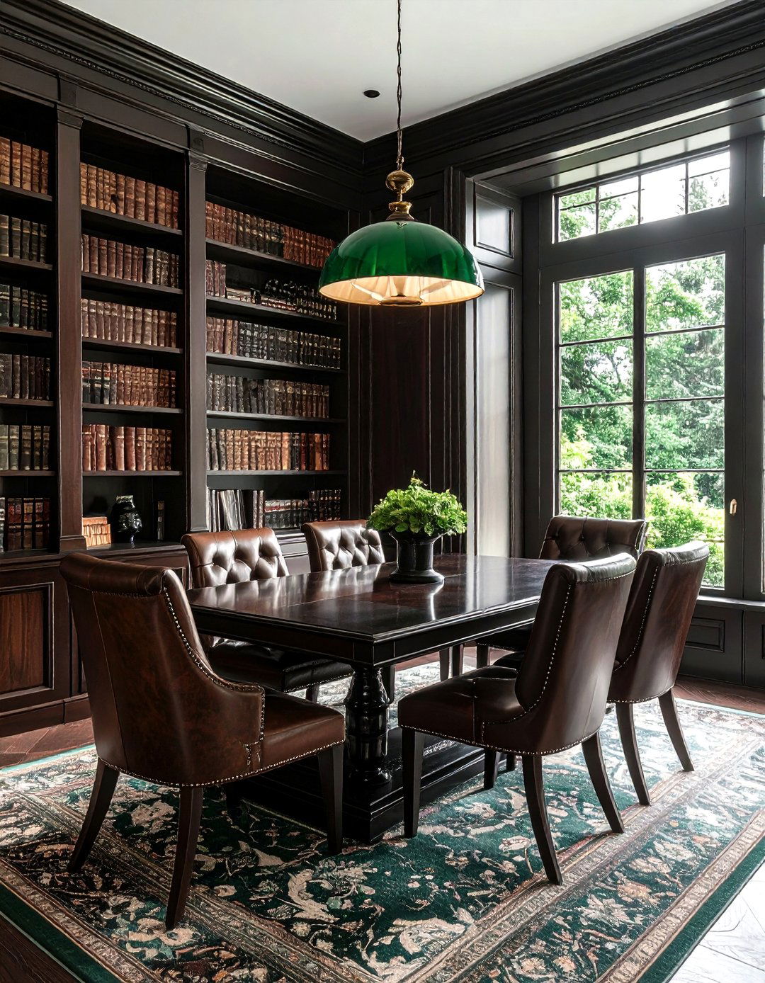 Dark Academia Dining Room - 30 cozy evening dining room ideas