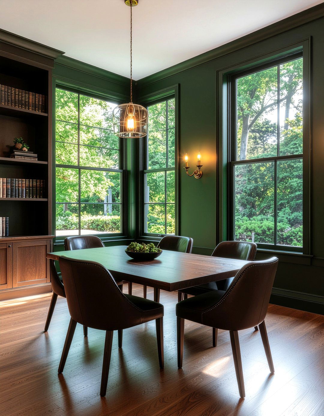 Dark Academia Dining Room - 30 custom home dining room ideas