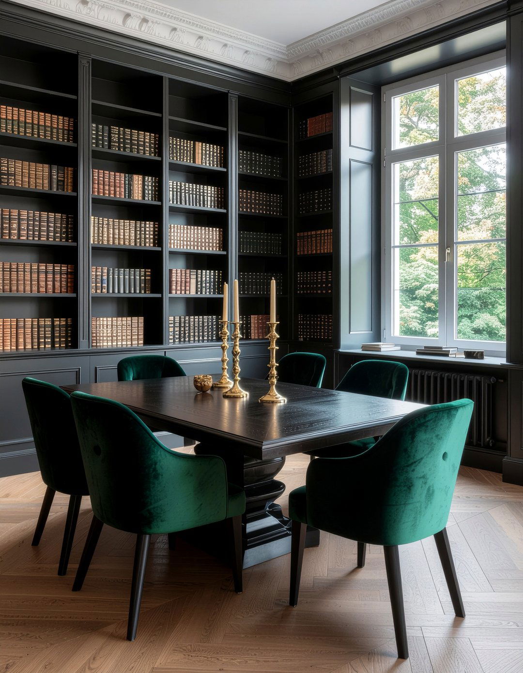 Dark Academia Dining Room - 30 dreamy dining room ideas