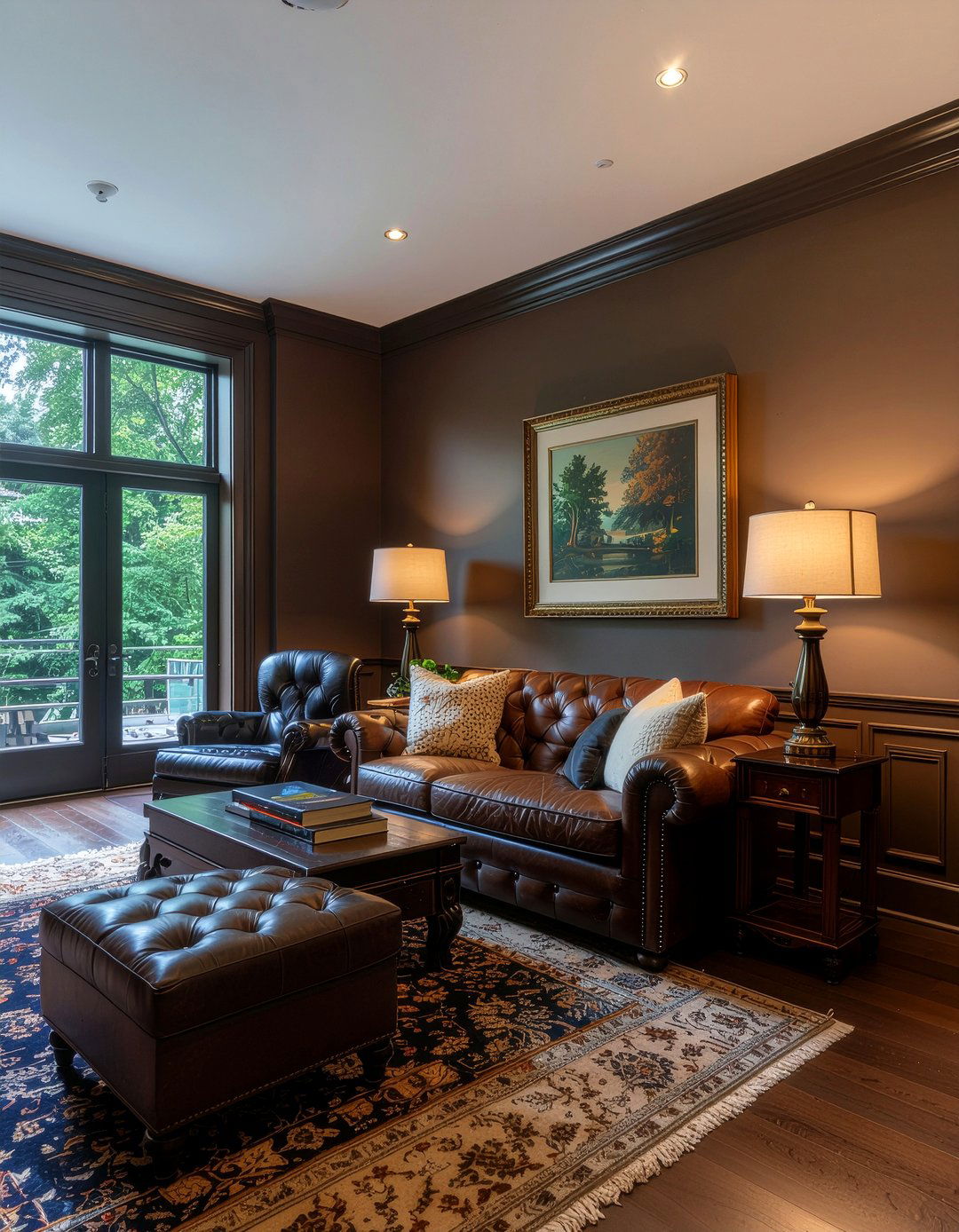 Dark Academia Living Room - 30 vintage living room ideas