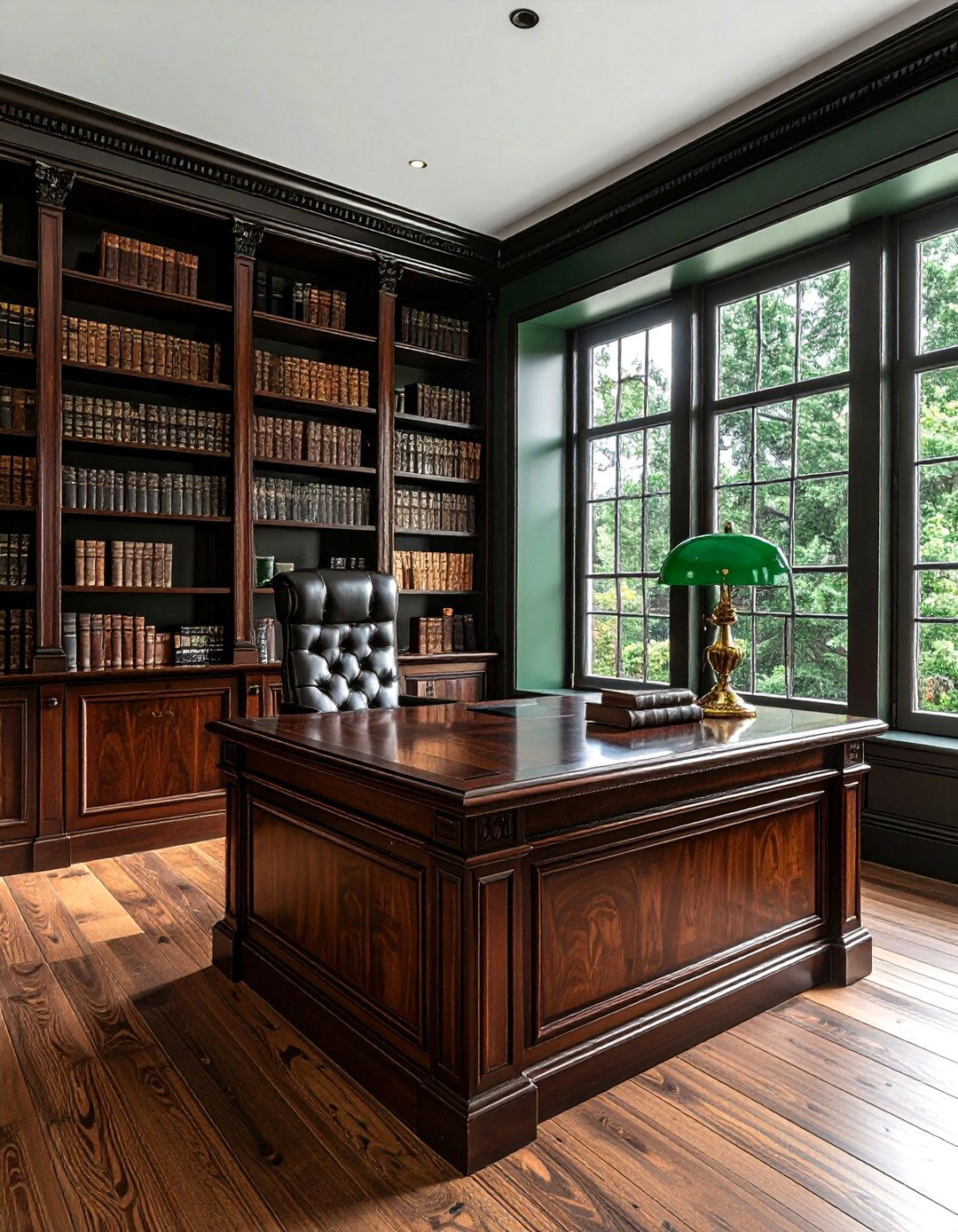 Dark Academia Office - 30 cozy office ideas