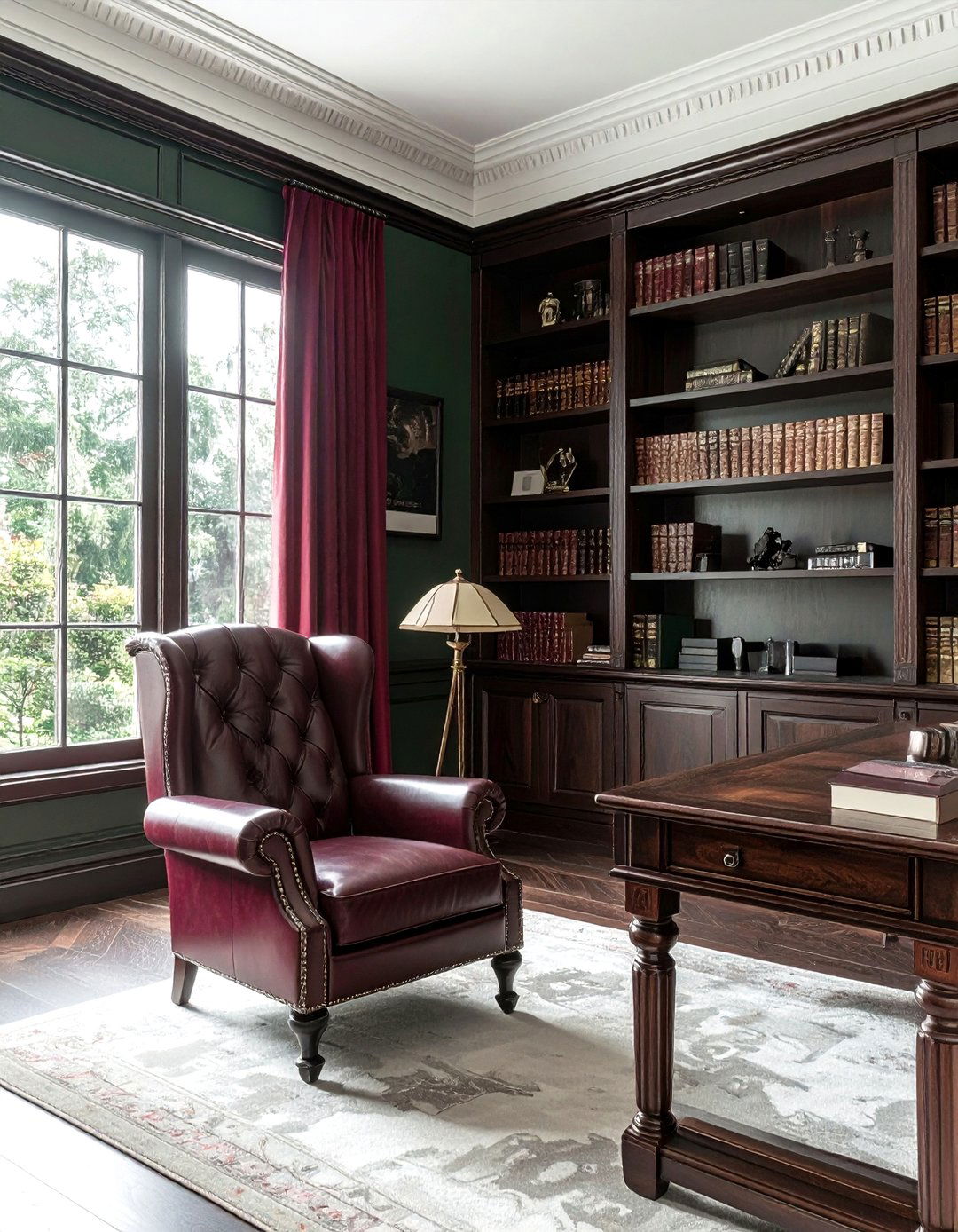 Dark Academia Study - 30 interior decorating ideas