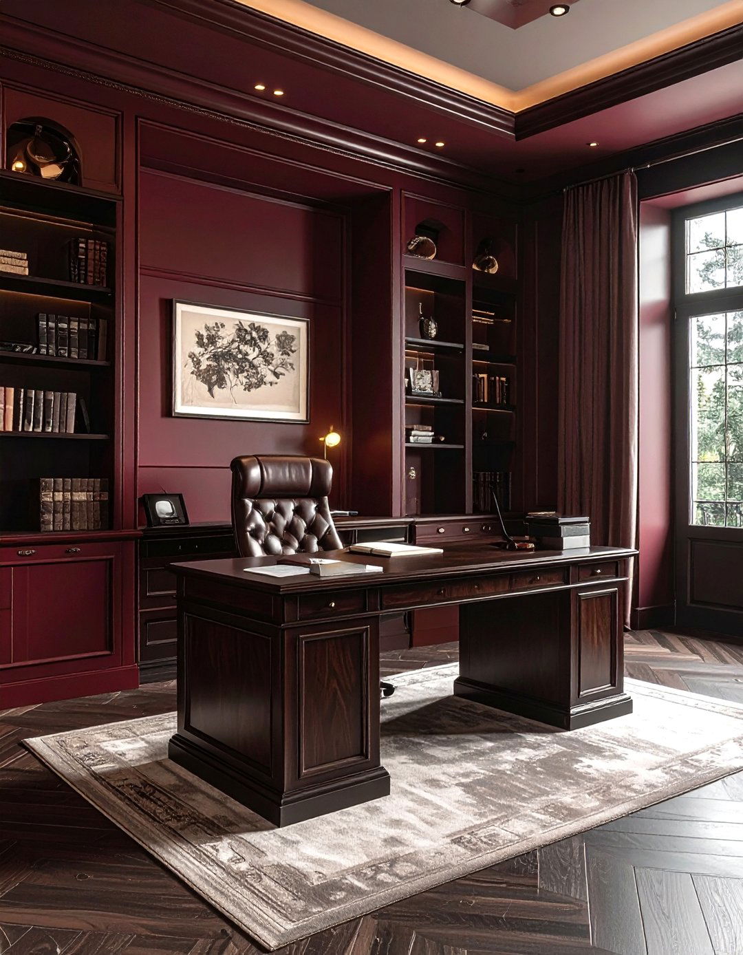 Dark Academia Study - 30 interior designer decor ideas