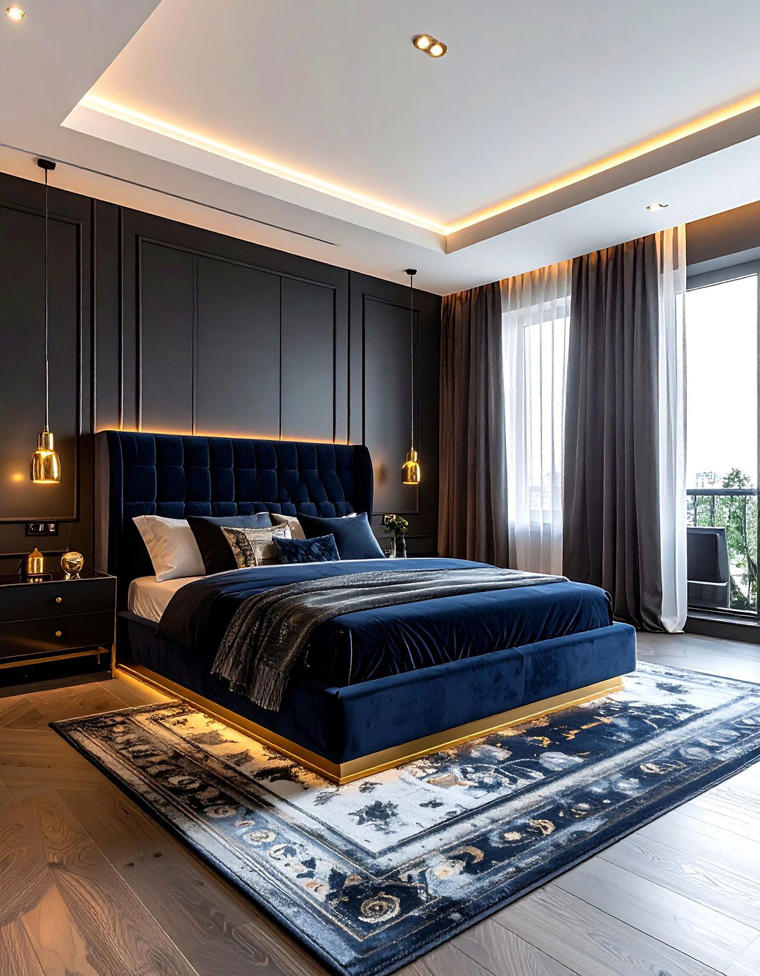 Dark Bedroom - 30 luxury bedroom ideas