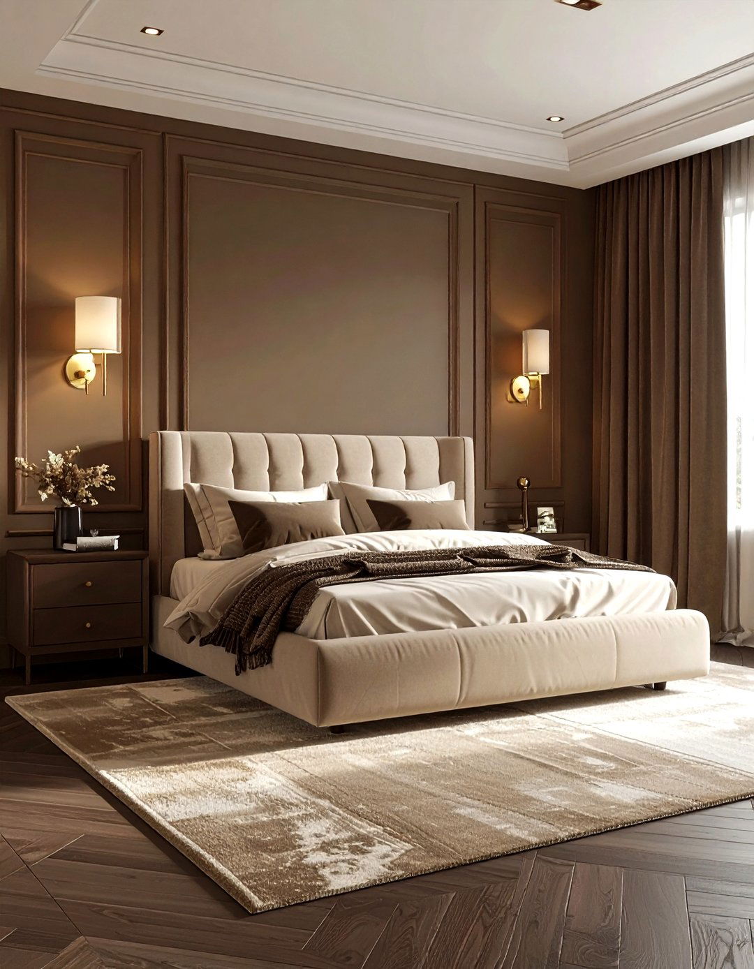 Dark Beige Bedroom - 30 scandinavian beige bedroom ideas