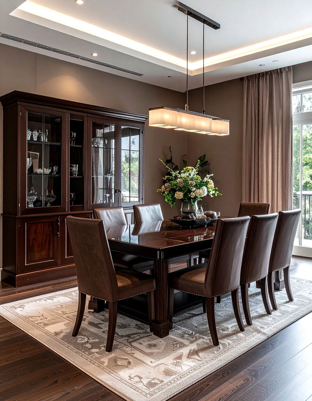 Dark Brown Dining Room Furniture - 30 chocolate dining room ideas