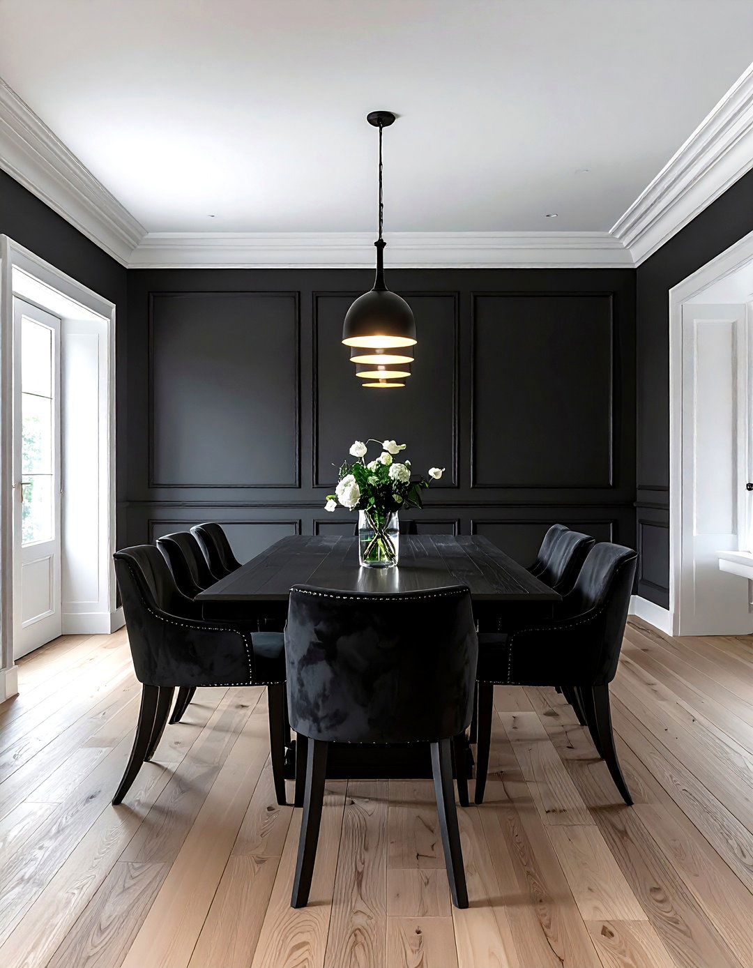 Dark Charcoal Dining Room White Trim - 30 dark charcoal dining room ideas