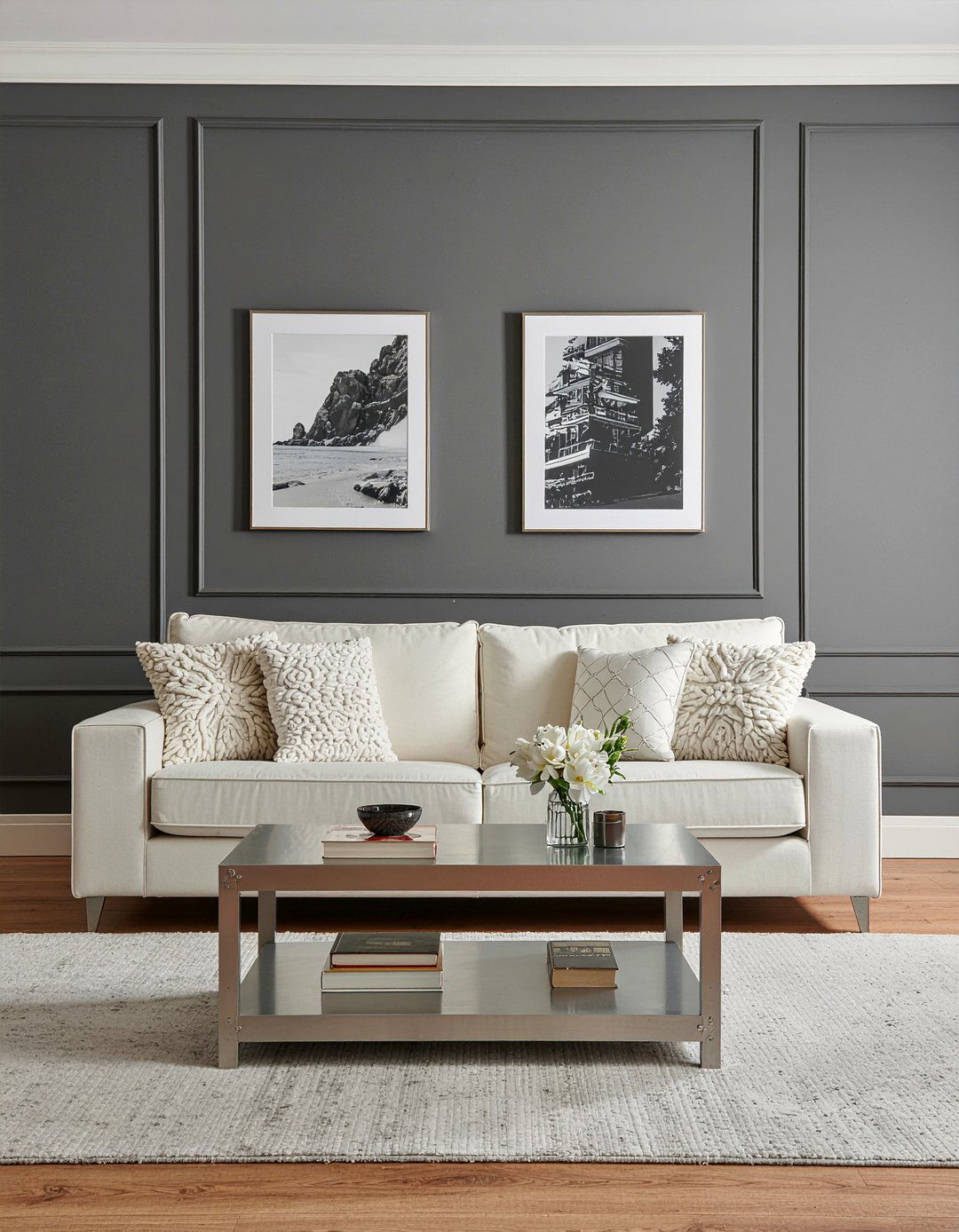 Dark Charcoal Wallpaper - 30 living room minimalist wallpapers