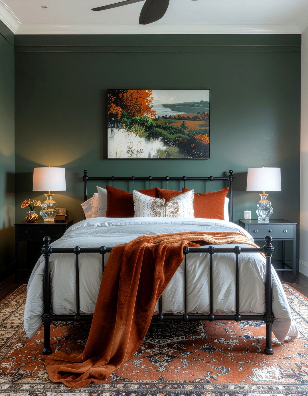 Dark Color Palette Bedroom - 30 large bedroom ideas