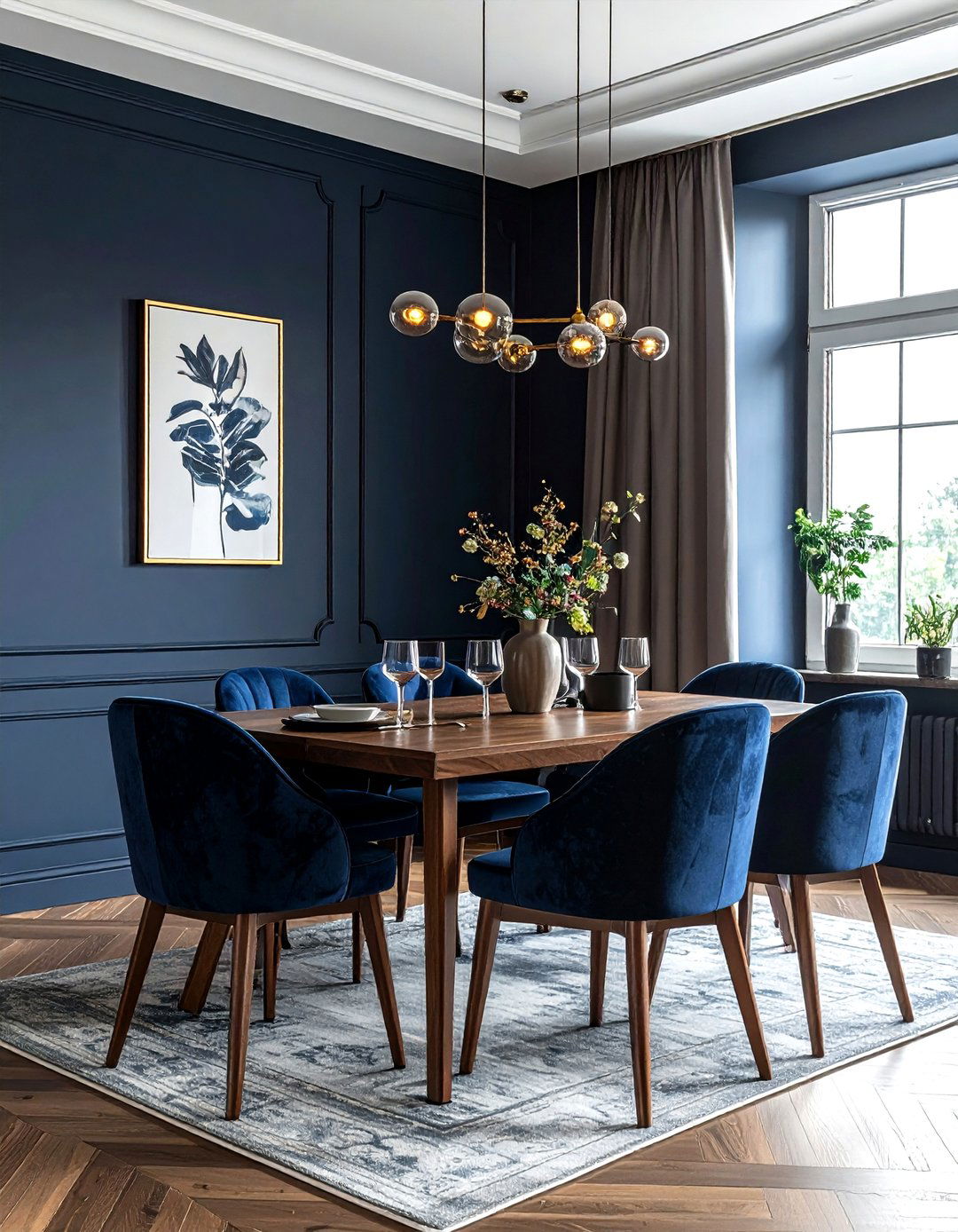 Dark Dining Room - 30 professional dining room ideas