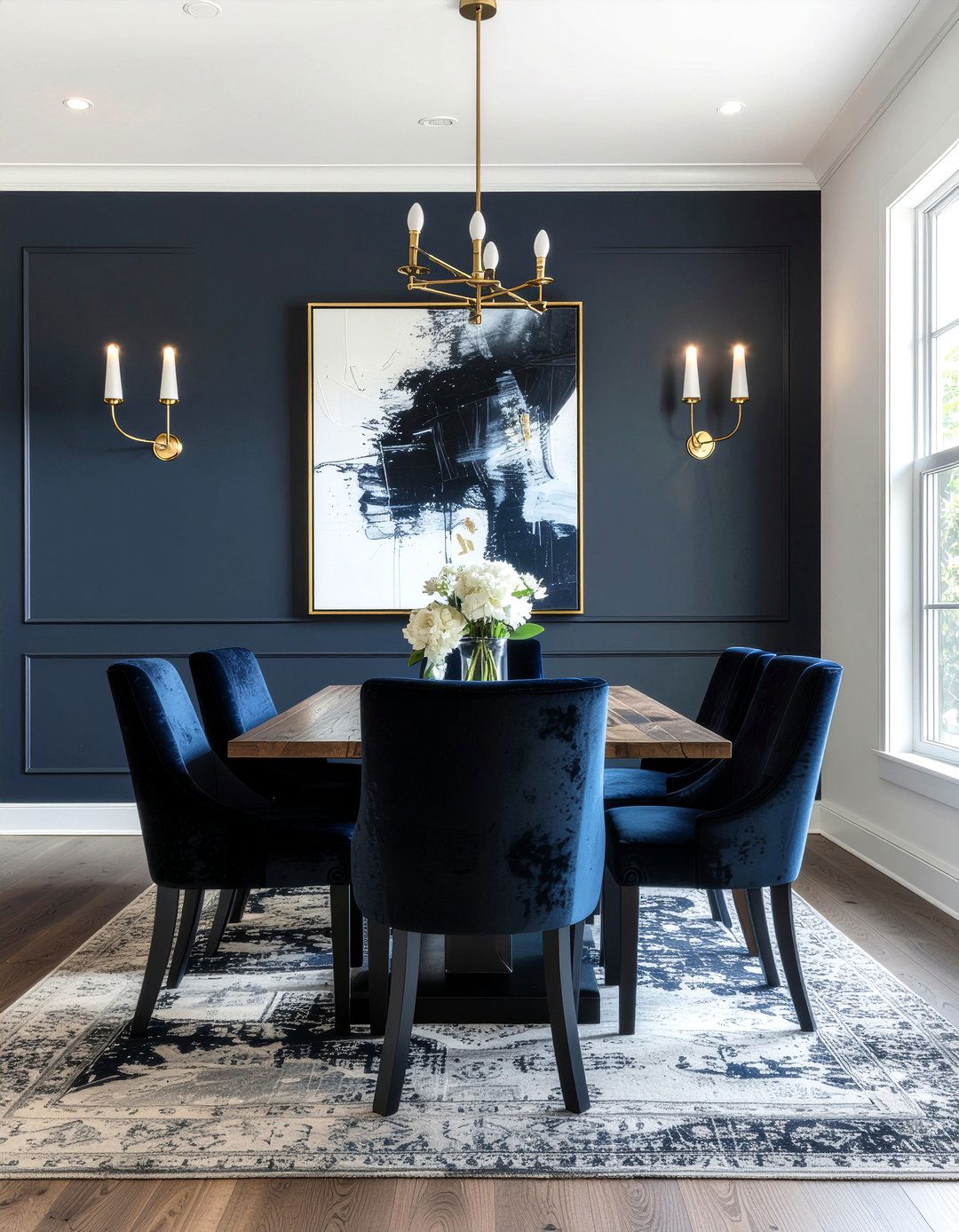 Dark Dining Room Walls - 30 night dining room ideas