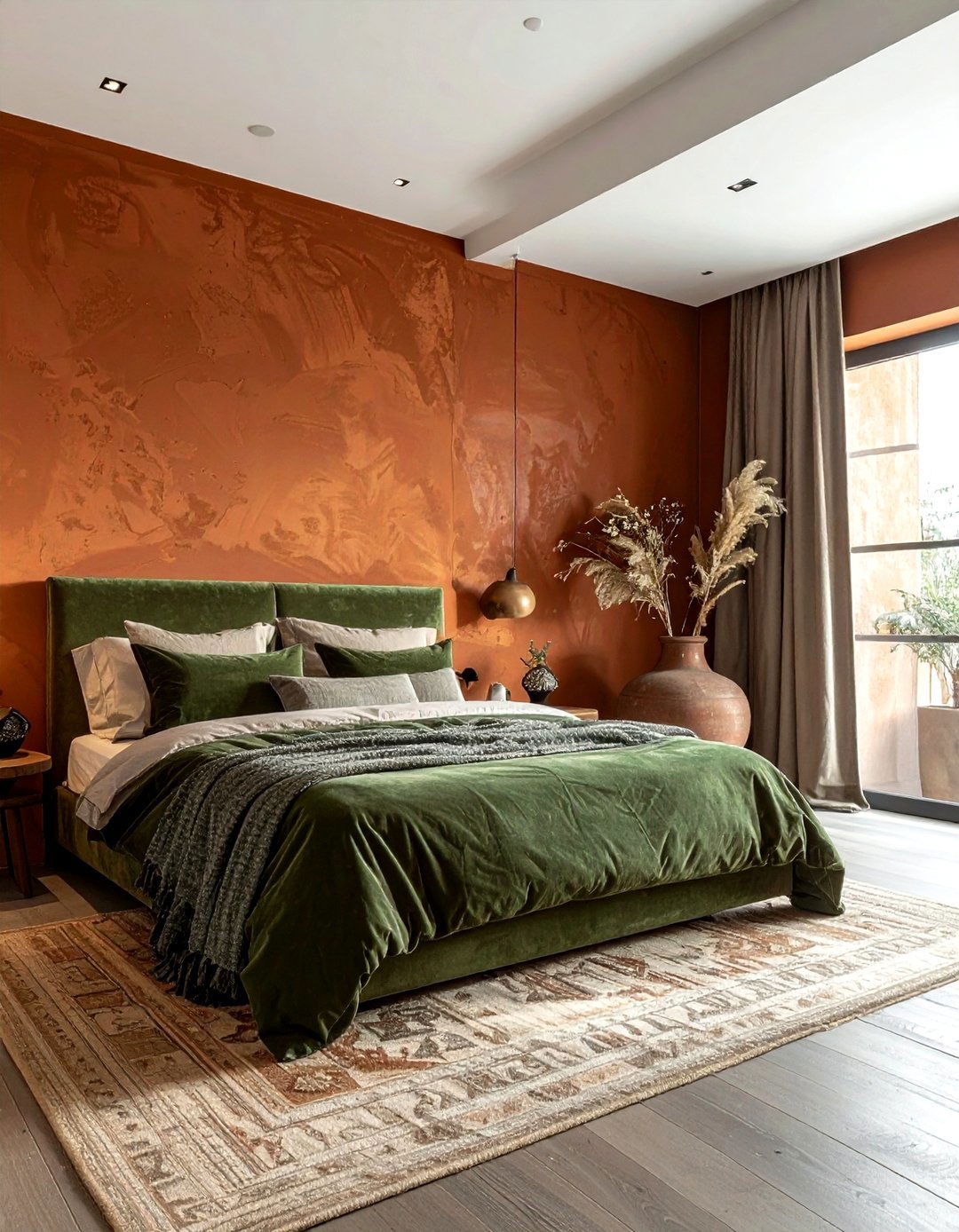 Dark Earth Tone Bedroom - 30 moody bedroom ideas