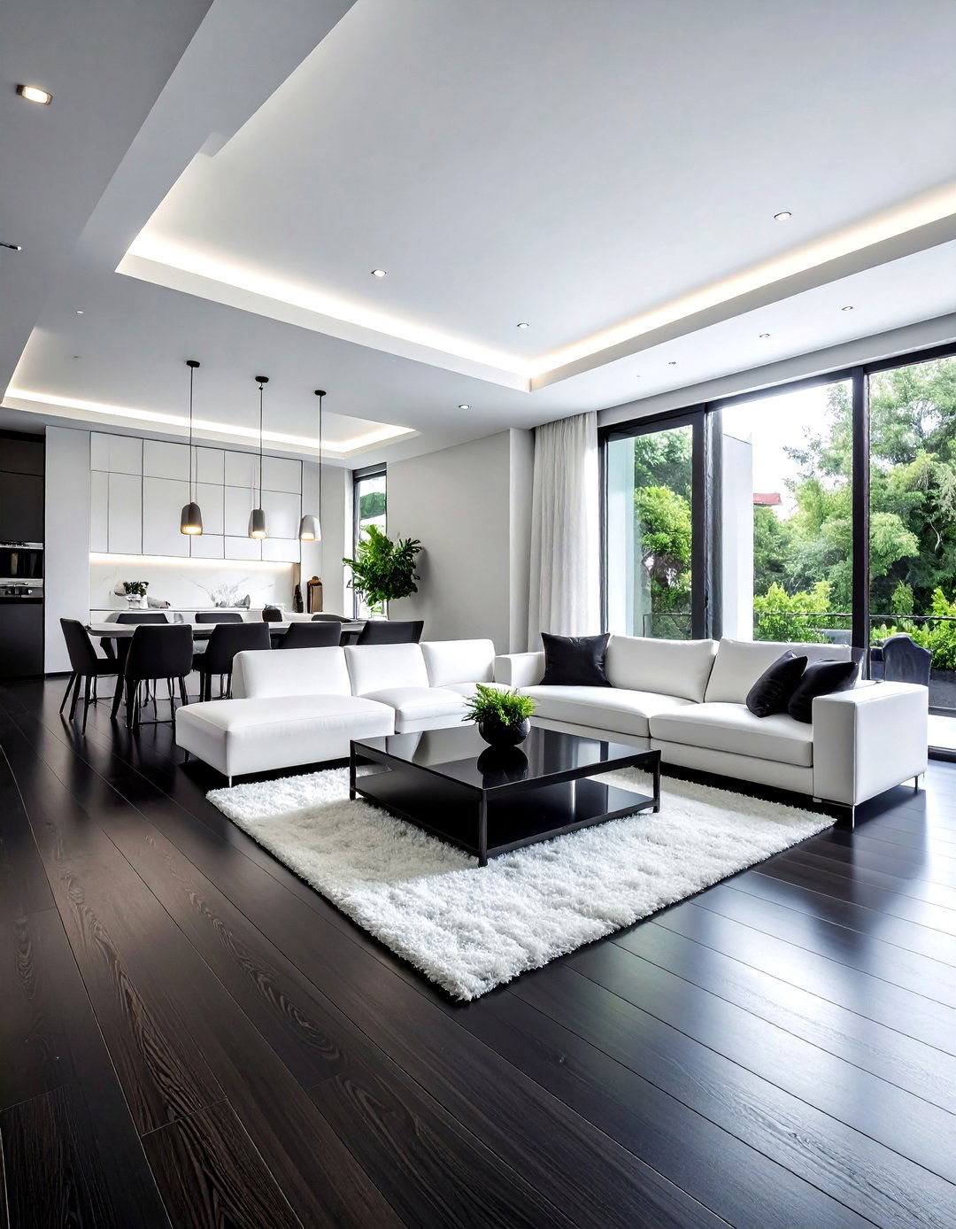 Dark Ebony Hardwood - 30 living room hardwood floors