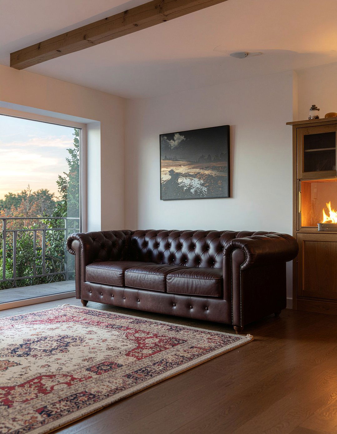 Dark English Arm Sofa - 30 living room English arm sofa ideas